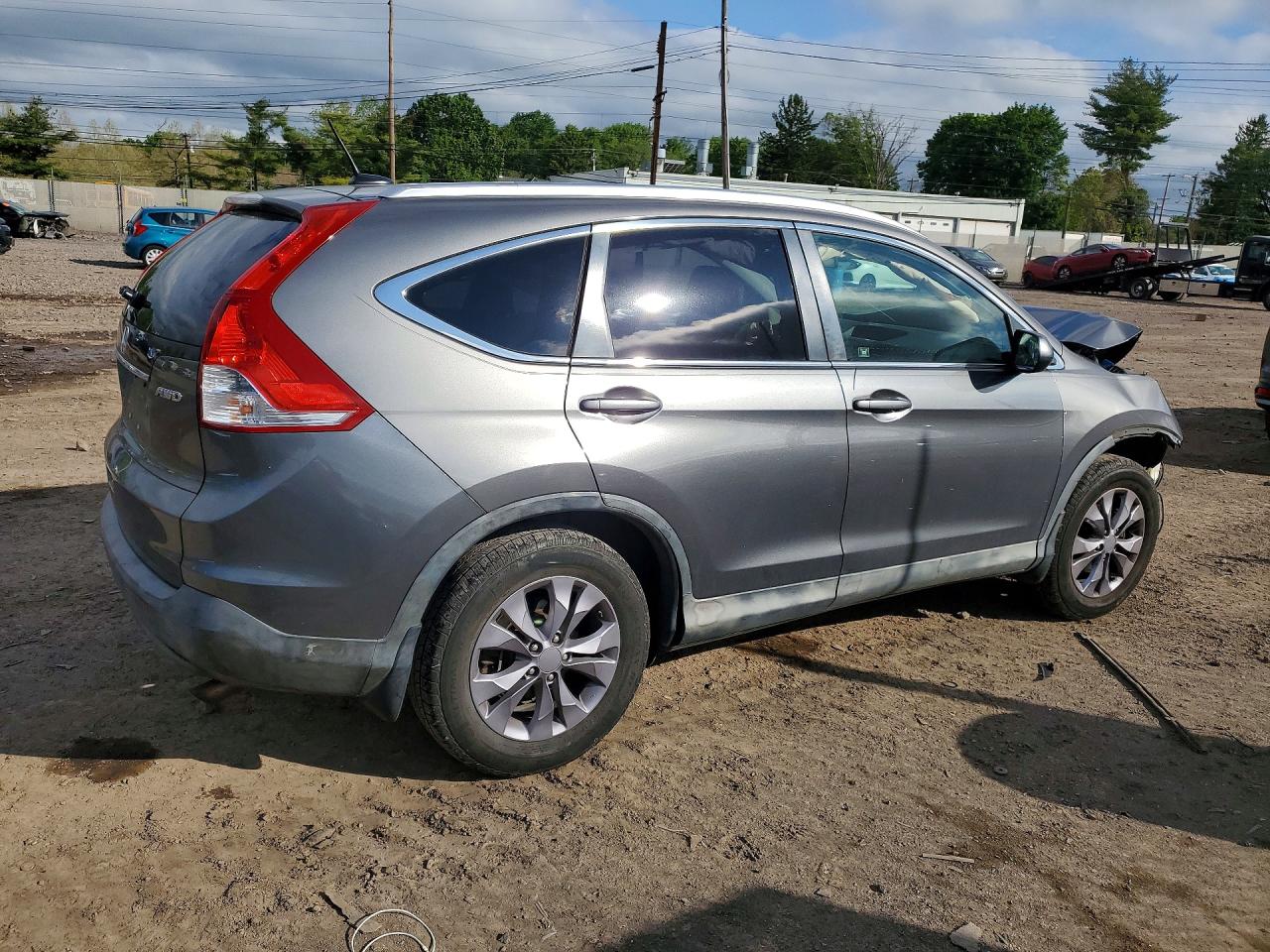 2012 Honda Cr-v Exl Серый vin: JHLRM4H71CC004682