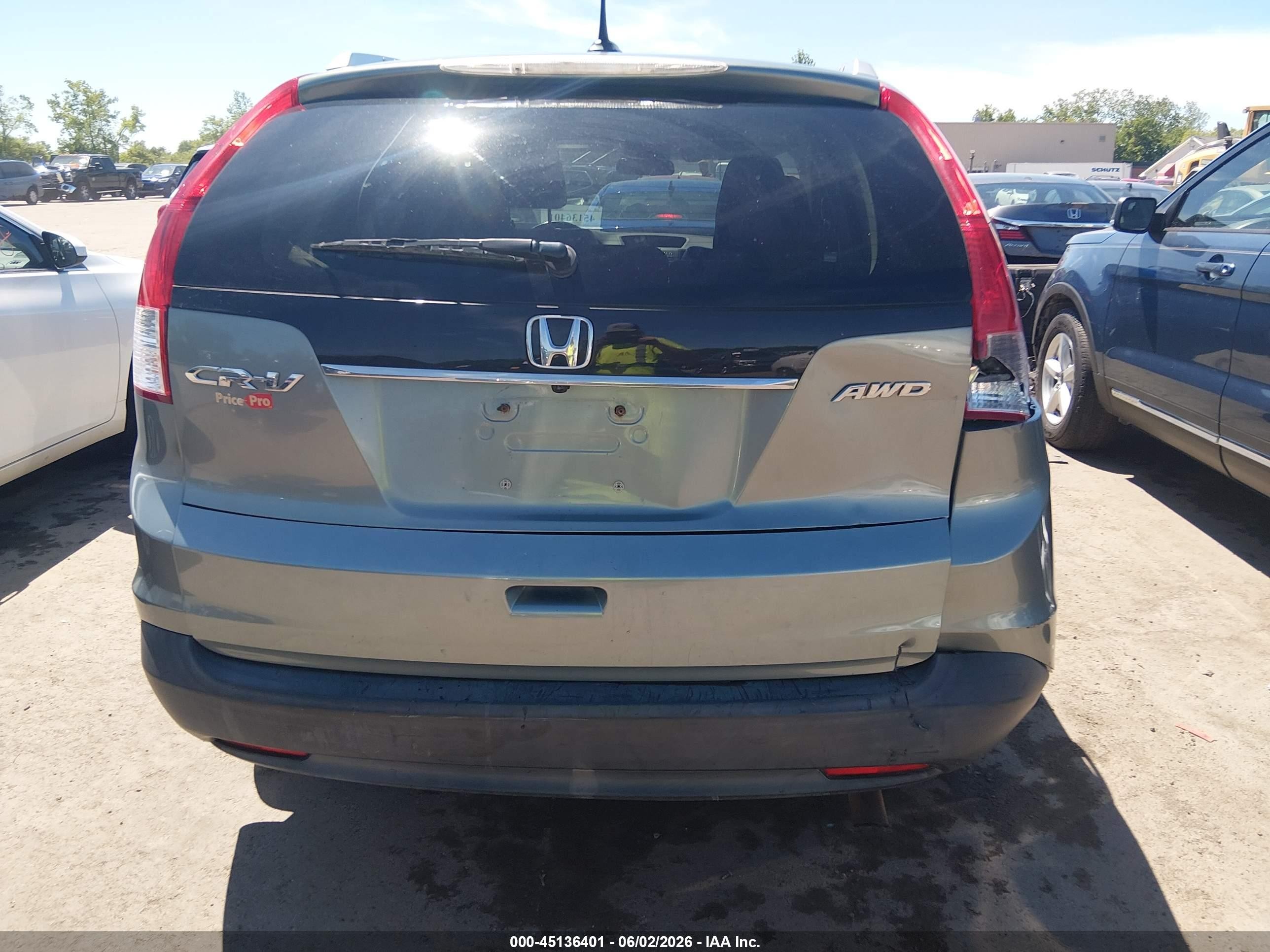 2012 Honda Cr-v Ex-l Синий vin: JHLRM4H71CC005525