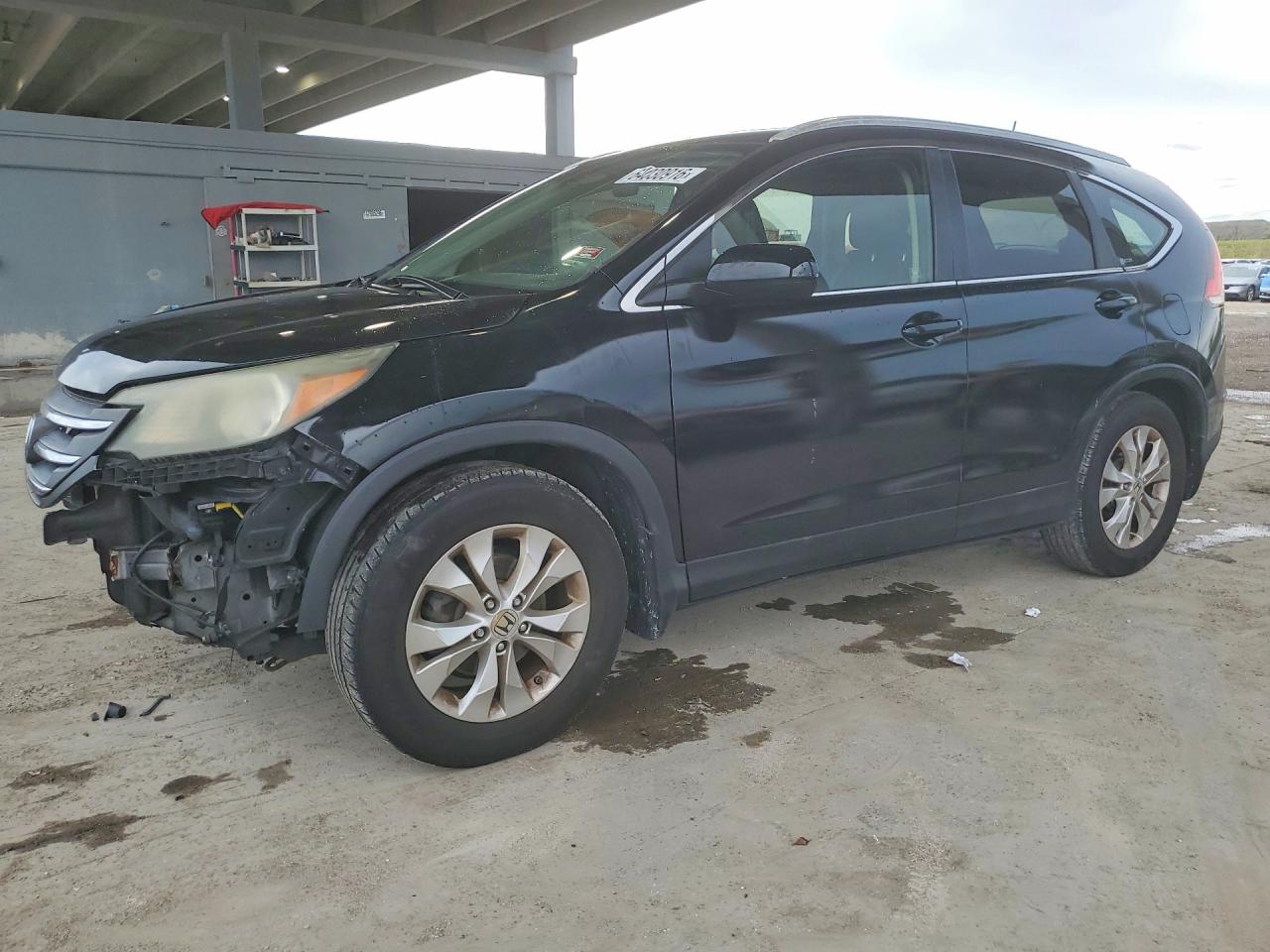 2012 Honda Cr-v Exl Черный vin: JHLRM4H71CC009929