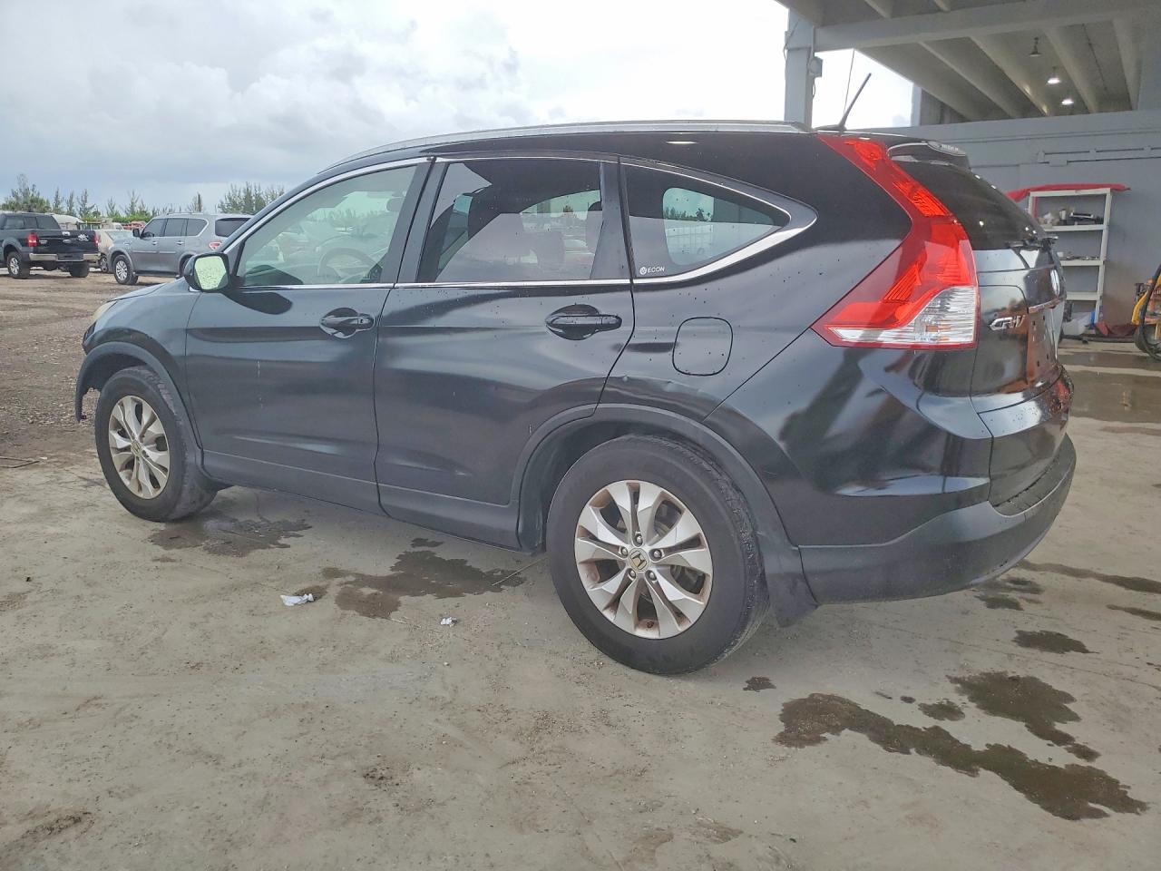 2012 Honda Cr-v Exl Черный vin: JHLRM4H71CC009929