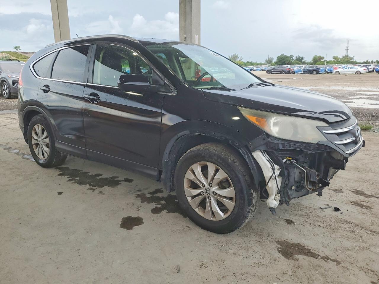 2012 Honda Cr-v Exl Черный vin: JHLRM4H71CC009929