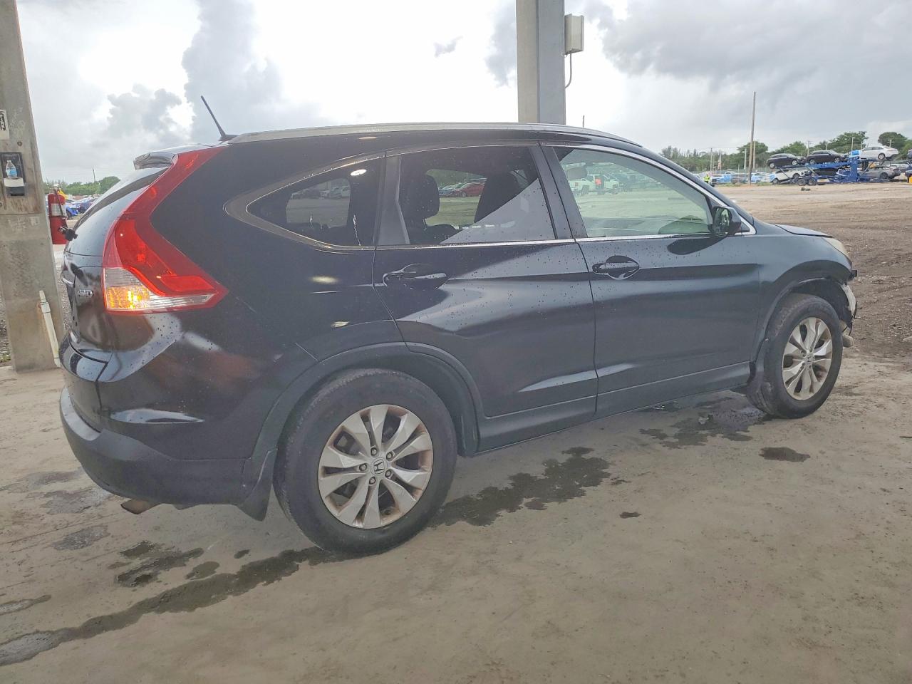 2012 Honda Cr-v Exl Черный vin: JHLRM4H71CC009929