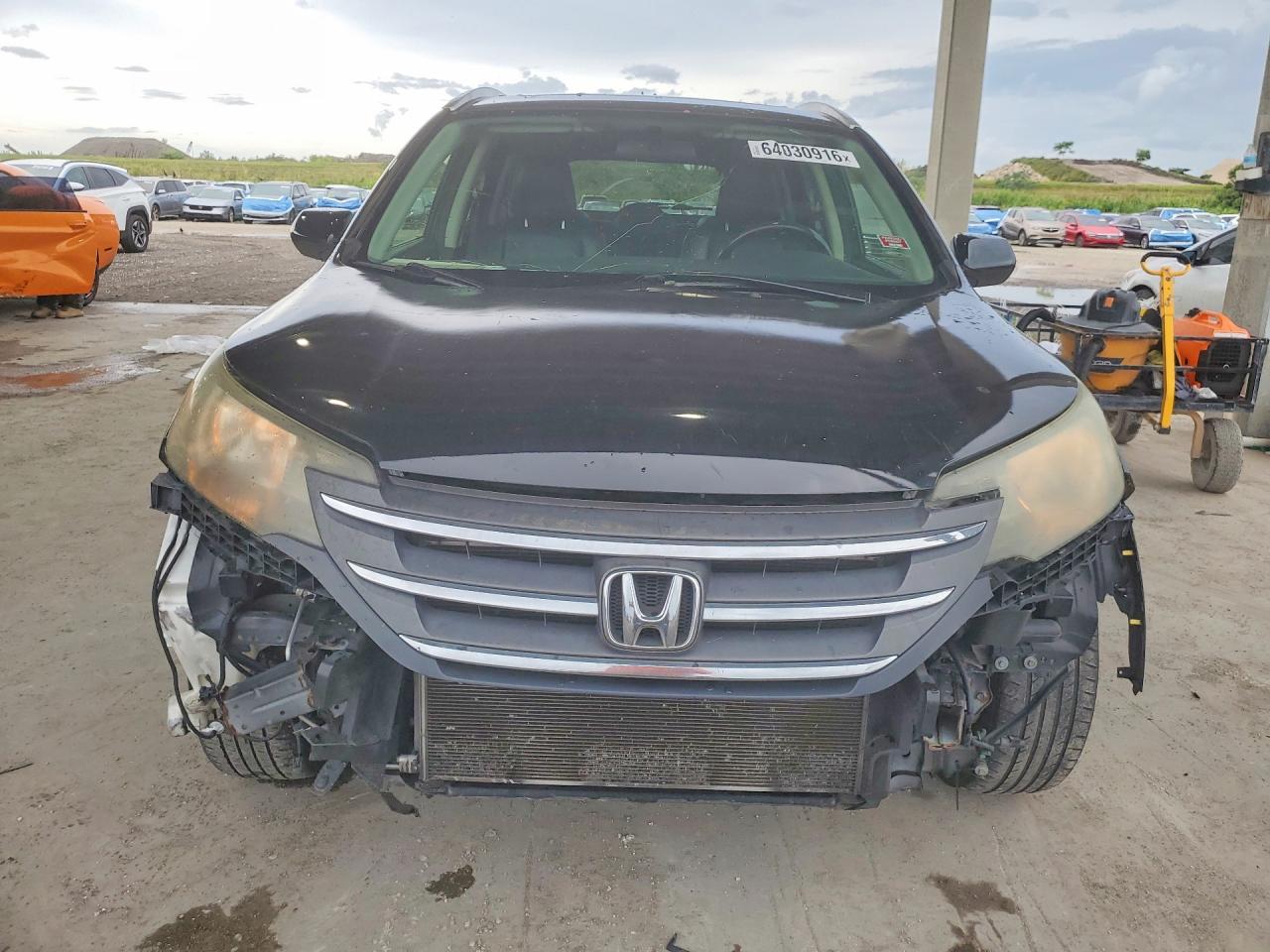 2012 Honda Cr-v Exl Черный vin: JHLRM4H71CC009929