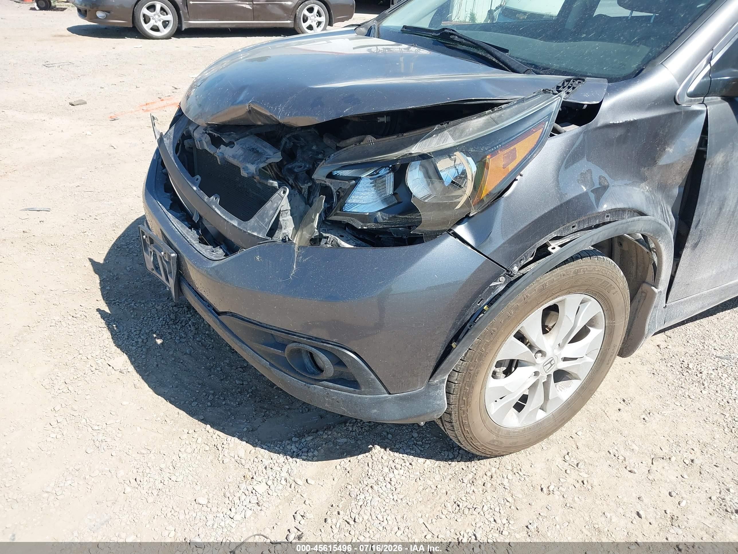 2012 Honda Cr-v Ex-l Gray vin: JHLRM4H71CC025645