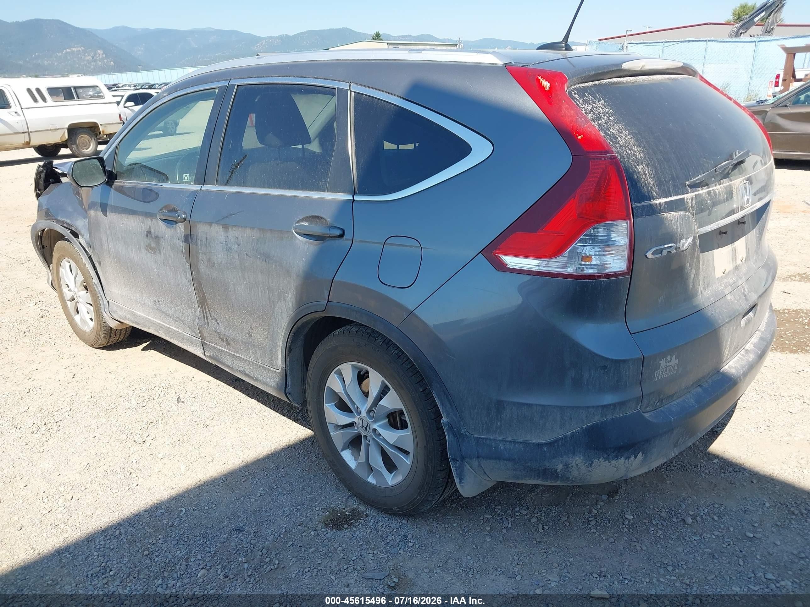 2012 Honda Cr-v Ex-l Gray vin: JHLRM4H71CC025645