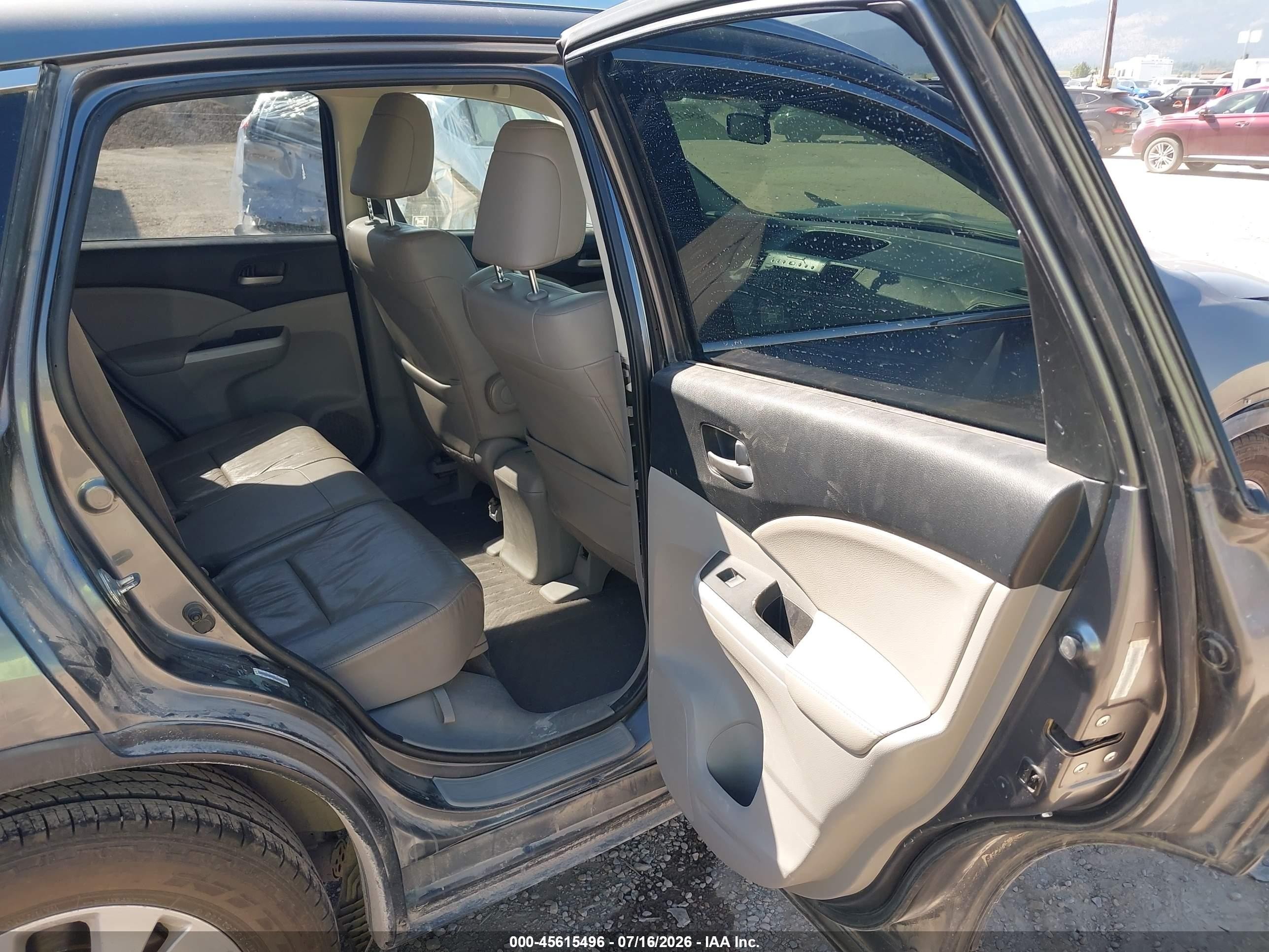 2012 Honda Cr-v Ex-l Gray vin: JHLRM4H71CC025645