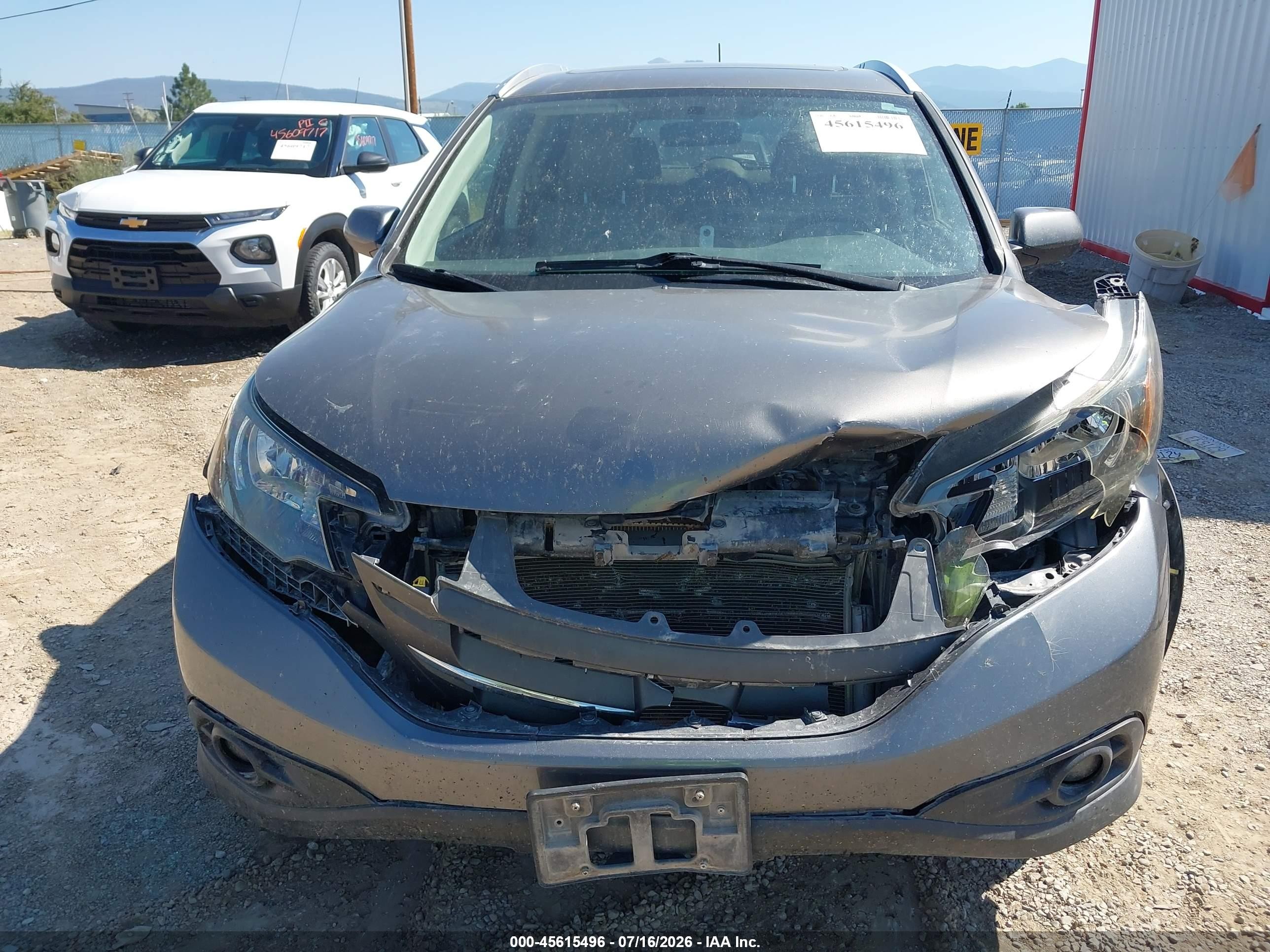 2012 Honda Cr-v Ex-l Gray vin: JHLRM4H71CC025645