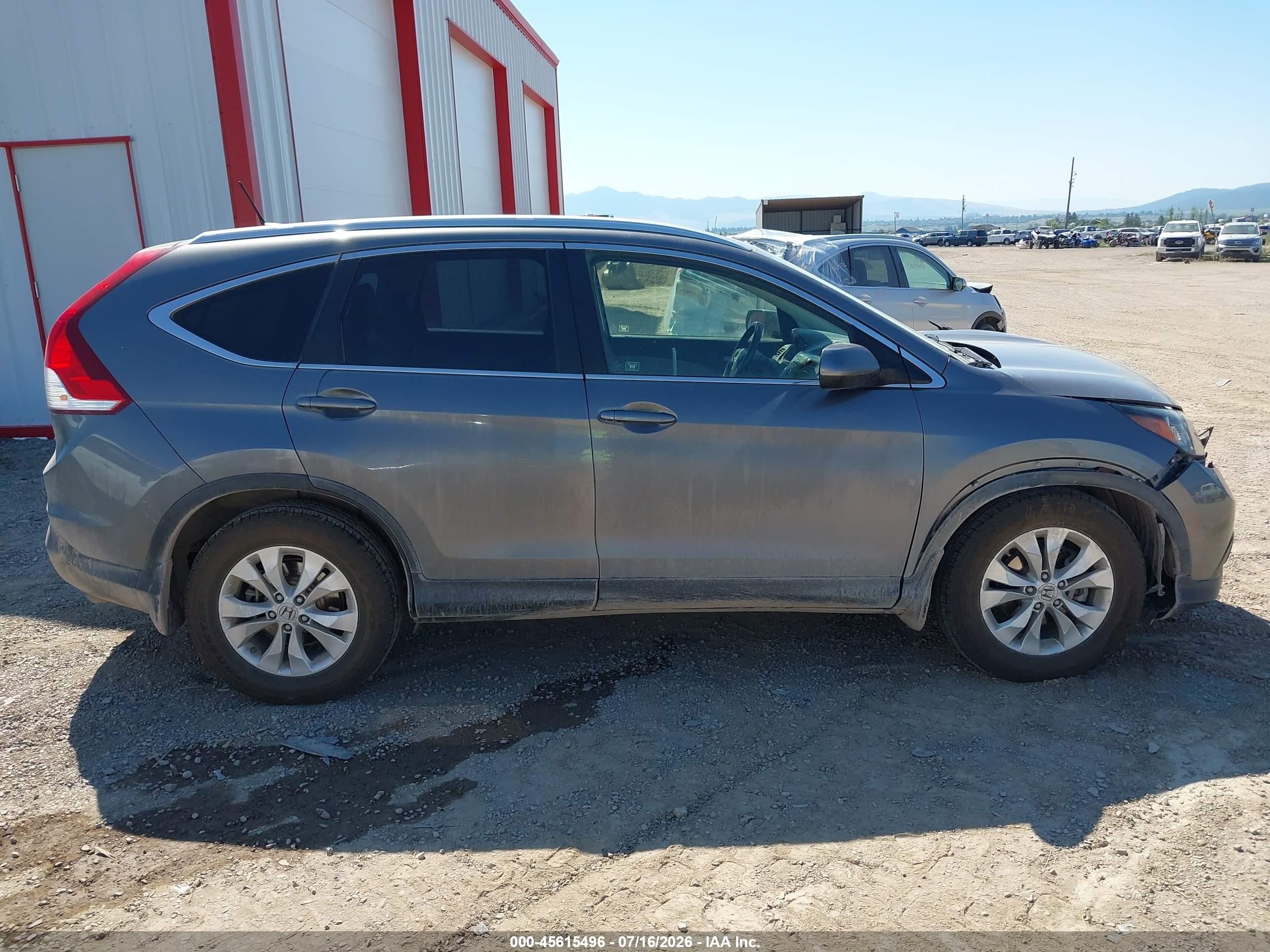 2012 Honda Cr-v Ex-l Gray vin: JHLRM4H71CC025645