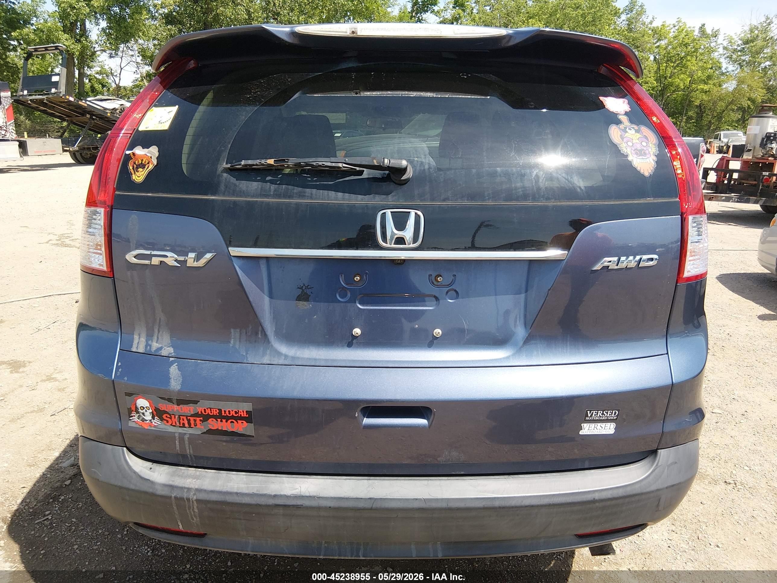 2012 Honda Cr-v Ex-l Gray vin: JHLRM4H72CC008336