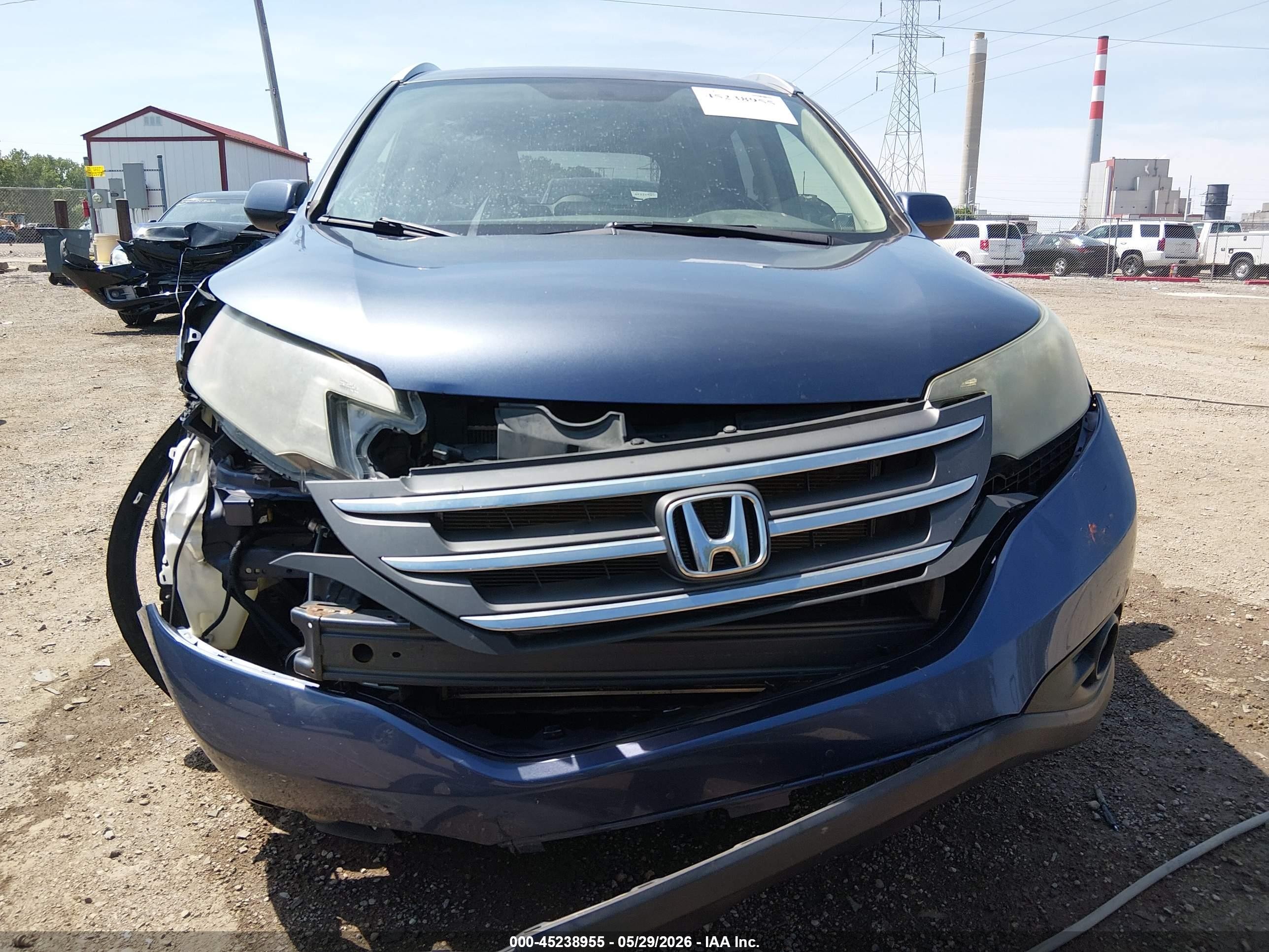2012 Honda Cr-v Ex-l Gray vin: JHLRM4H72CC008336