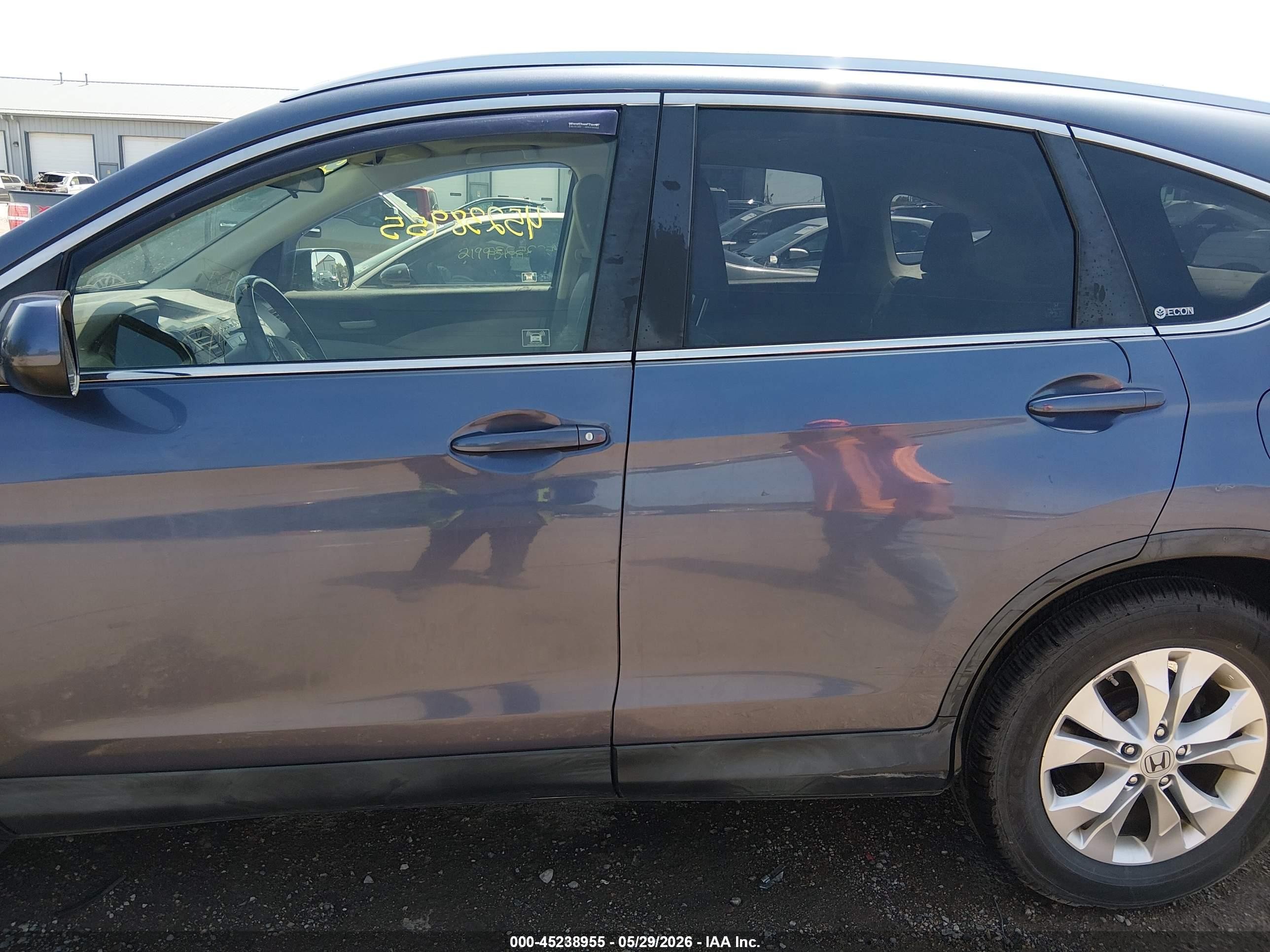 2012 Honda Cr-v Ex-l Gray vin: JHLRM4H72CC008336