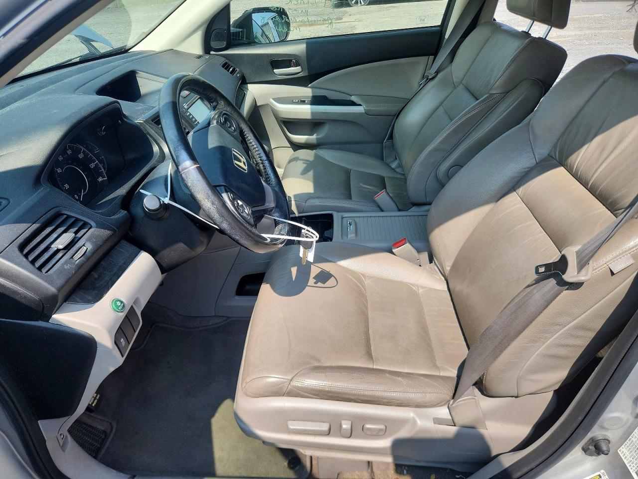 2012 Honda Cr-v Exl Silver vin: JHLRM4H72CC011172