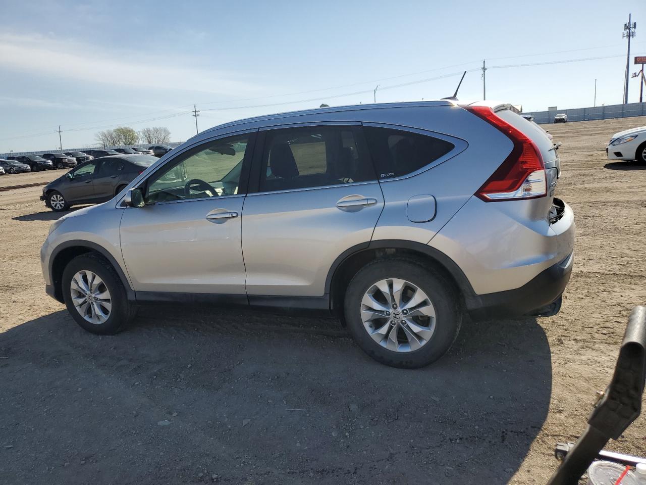 2012 Honda Cr-v Exl Silver vin: JHLRM4H72CC013164