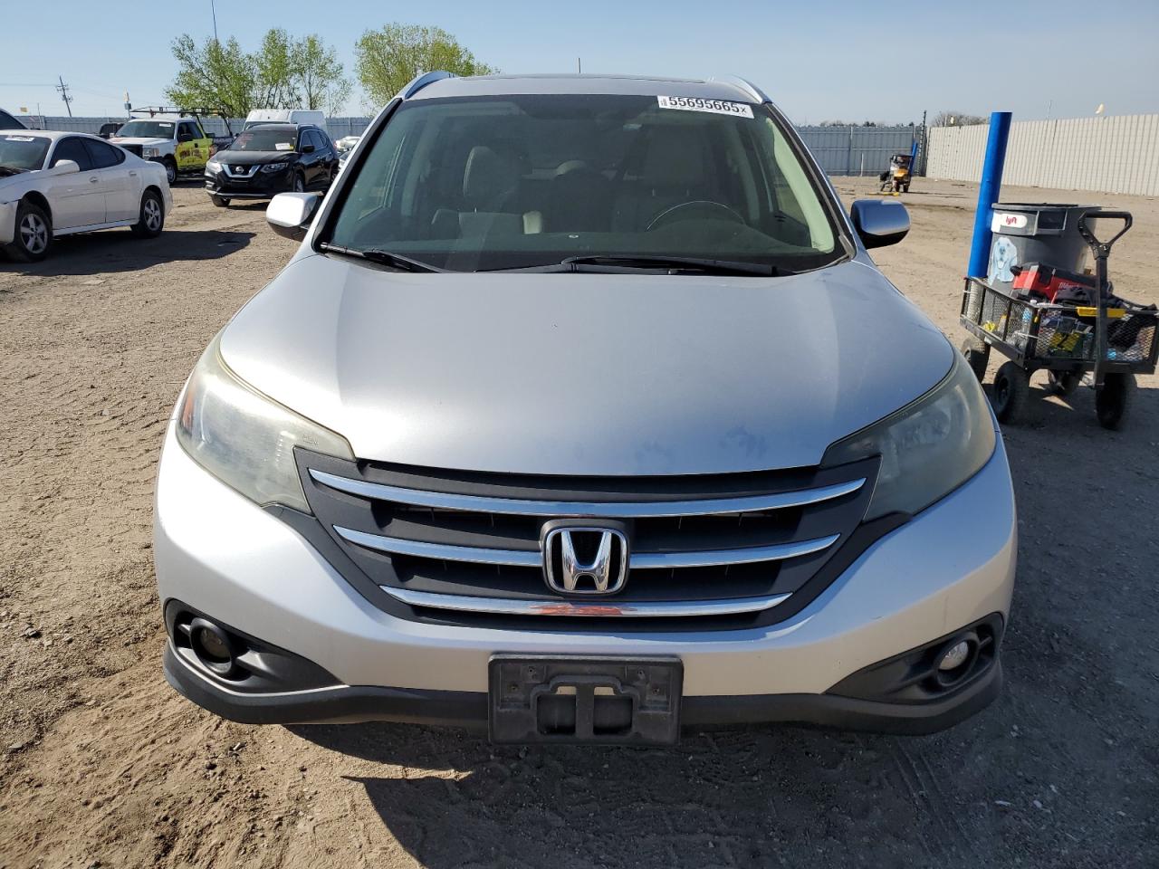 2012 Honda Cr-v Exl Silver vin: JHLRM4H72CC013164