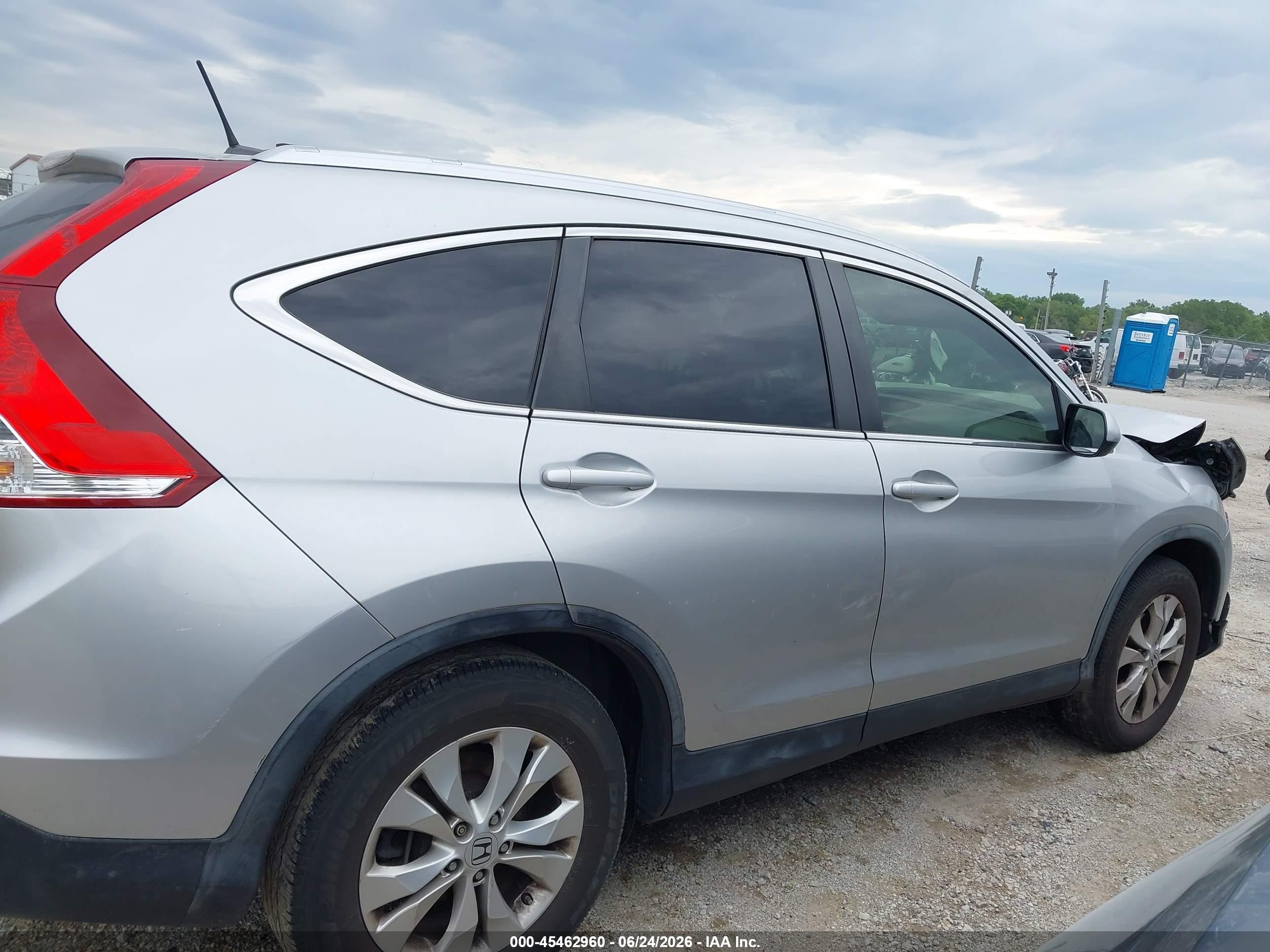 2012 Honda Cr-v Ex-l Серебряный vin: JHLRM4H72CC013259