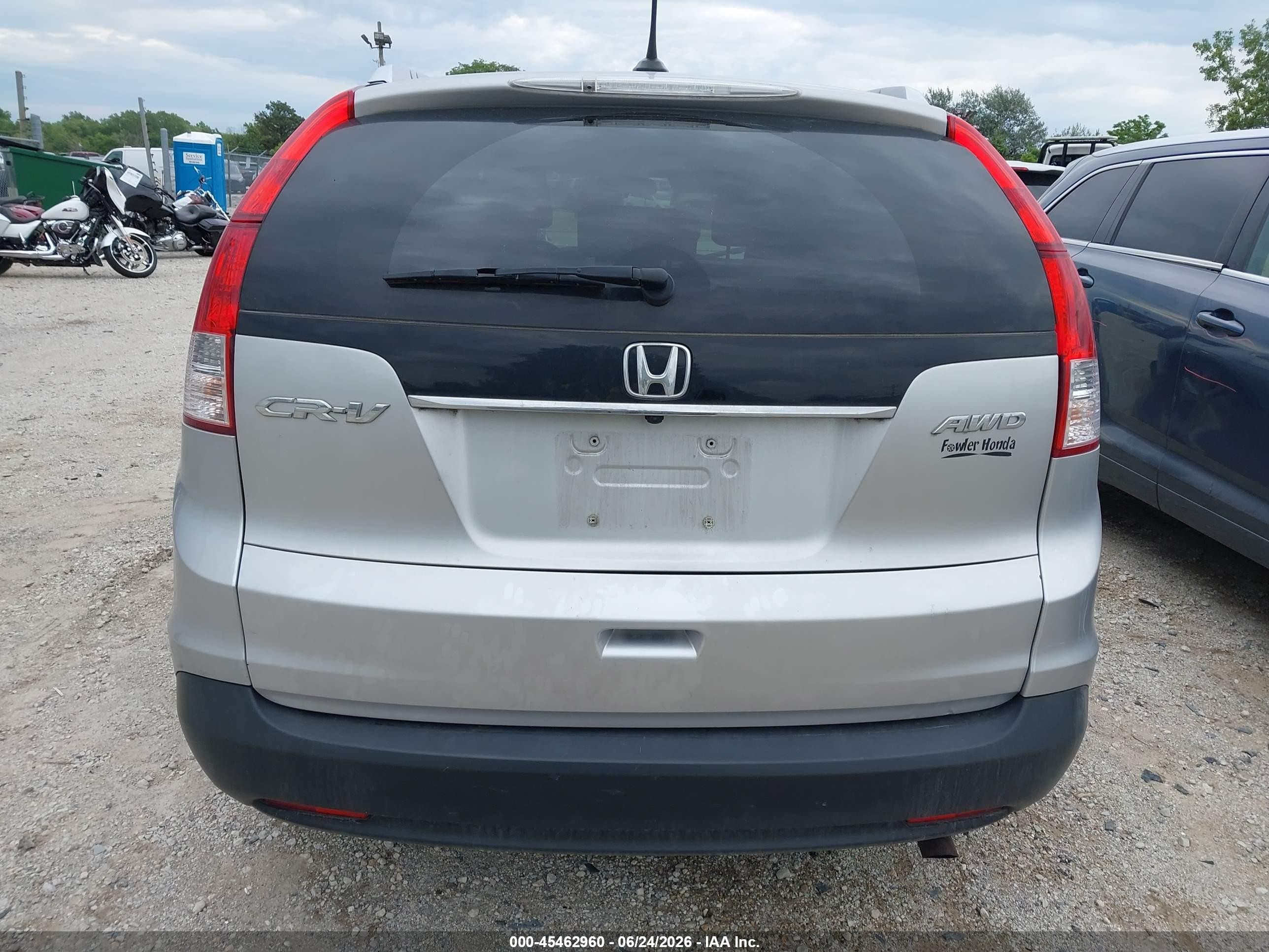 2012 Honda Cr-v Ex-l Серебряный vin: JHLRM4H72CC013259