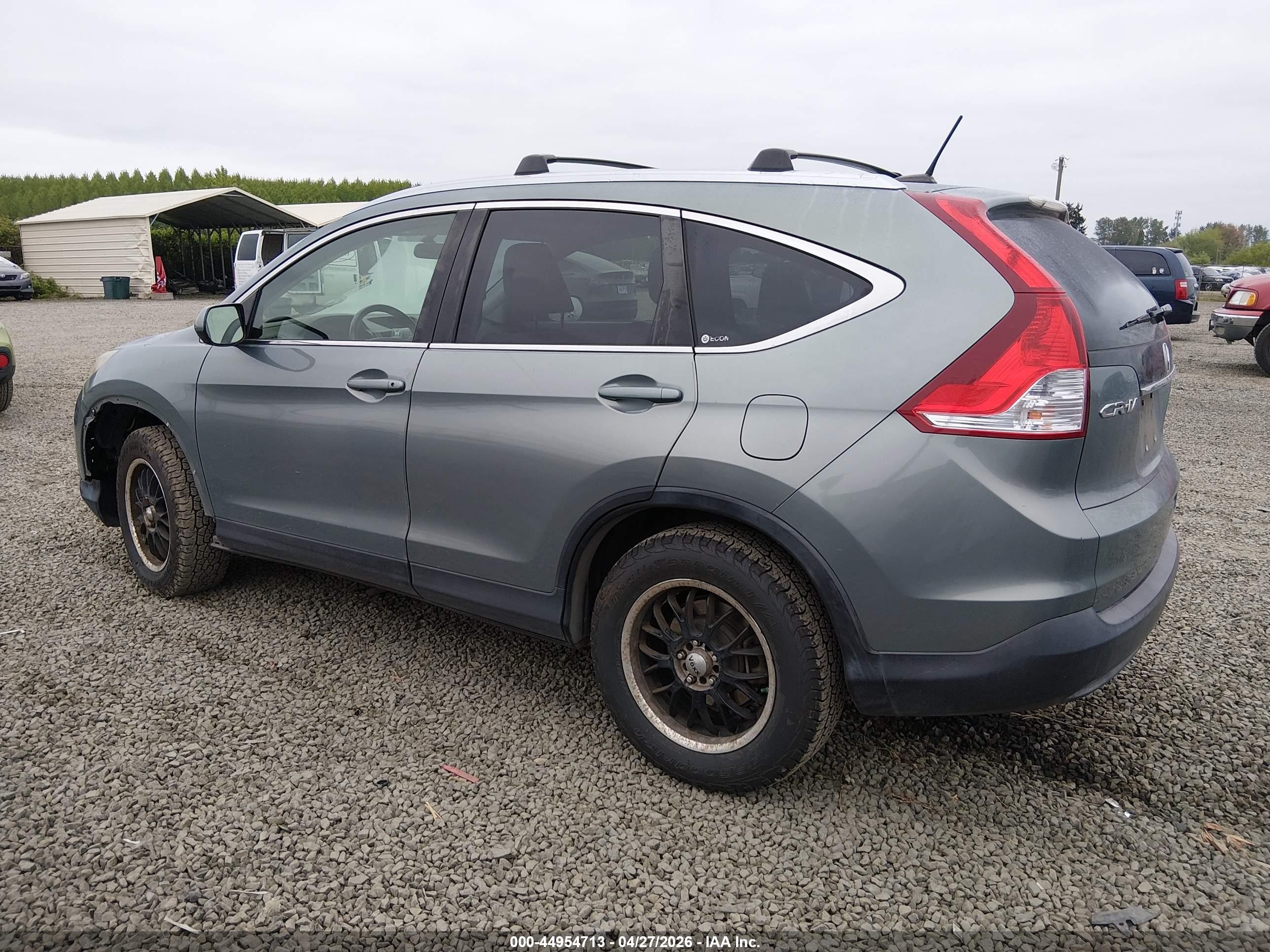 2012 Honda Cr-v Ex-l Green vin: JHLRM4H72CC018400