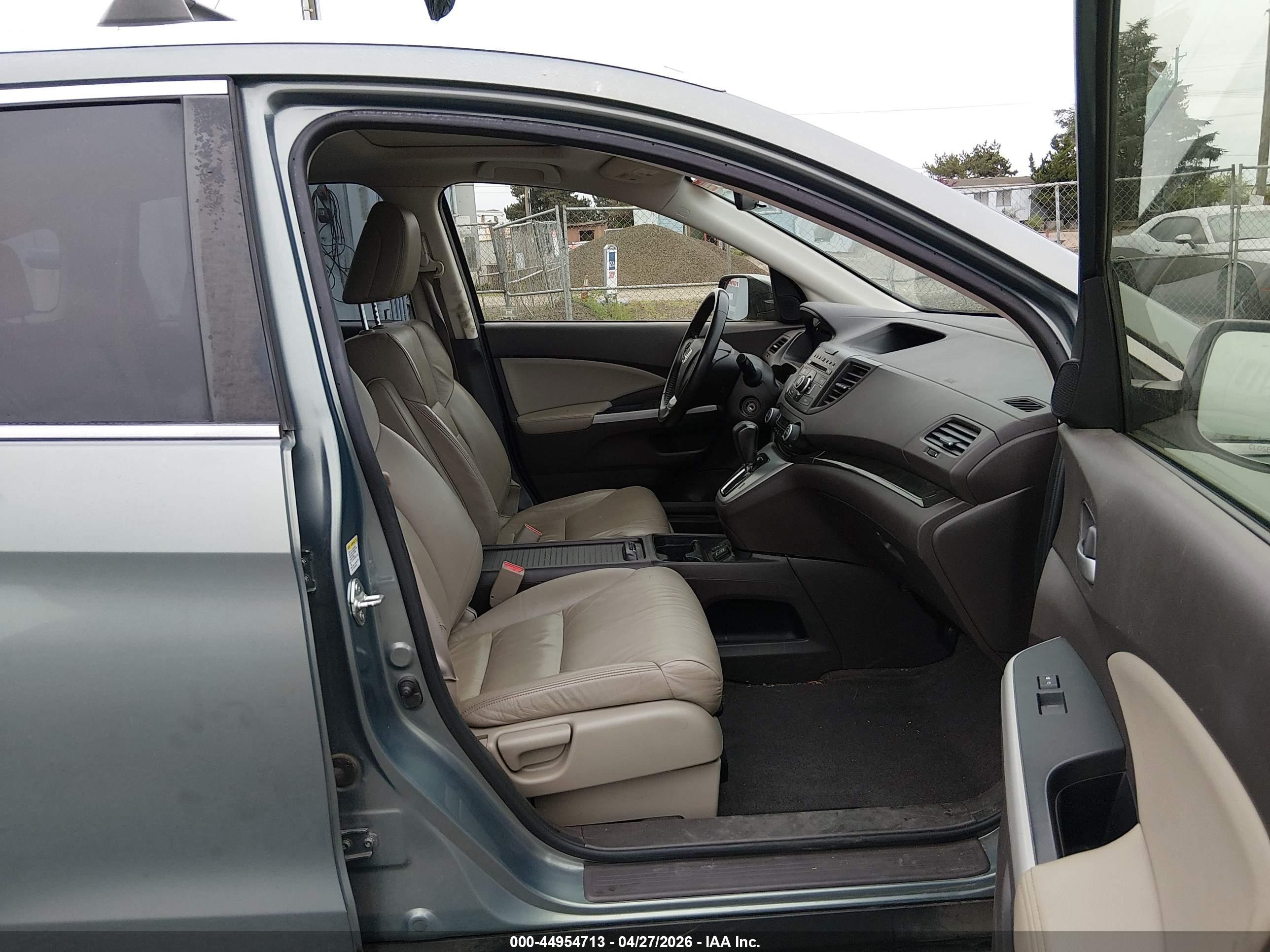 2012 Honda Cr-v Ex-l Green vin: JHLRM4H72CC018400