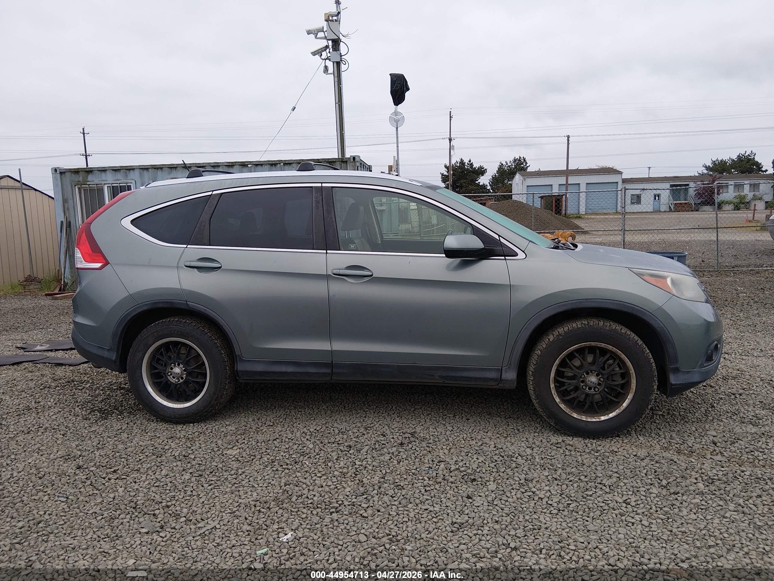2012 Honda Cr-v Ex-l Green vin: JHLRM4H72CC018400