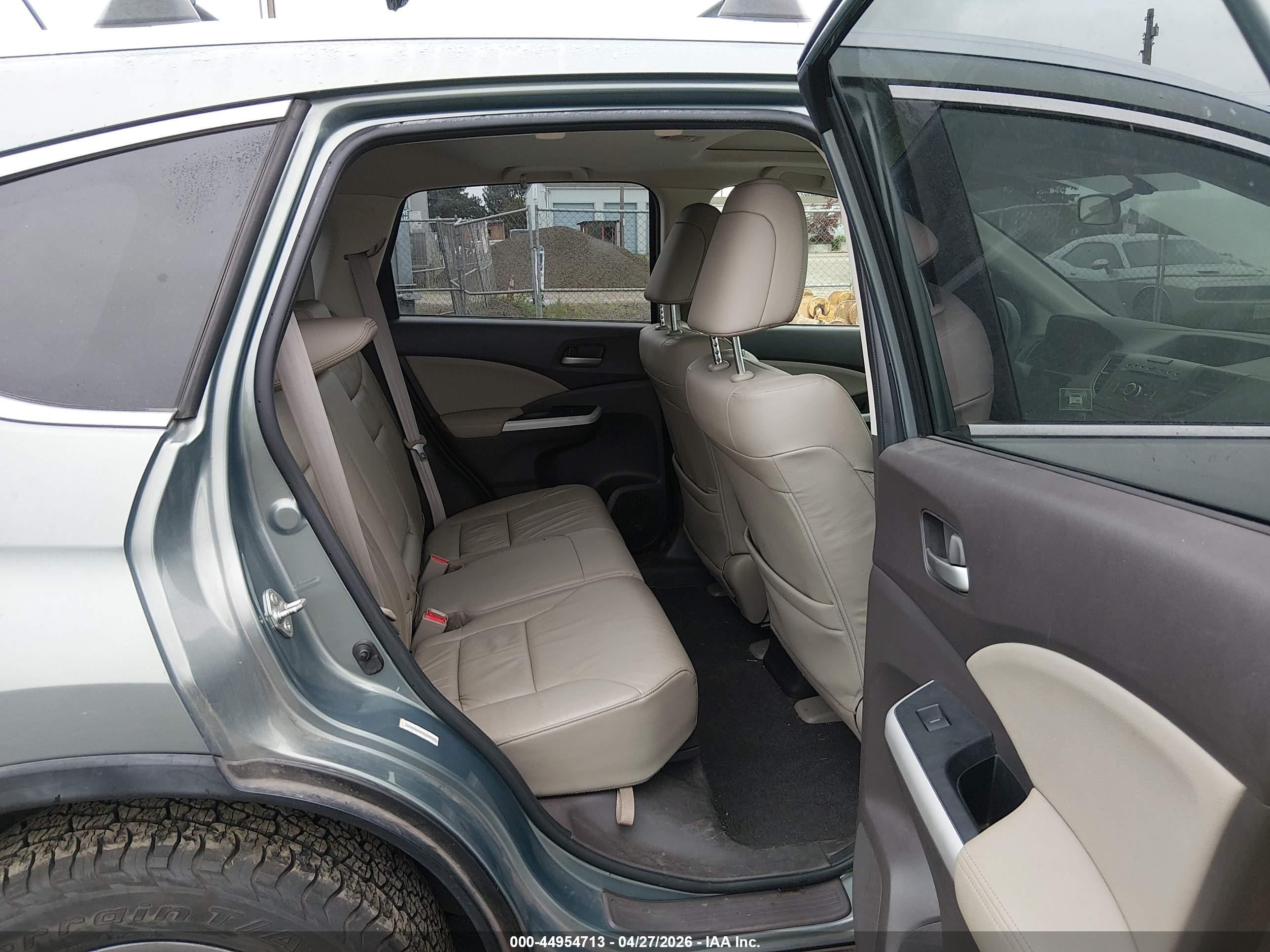 2012 Honda Cr-v Ex-l Green vin: JHLRM4H72CC018400