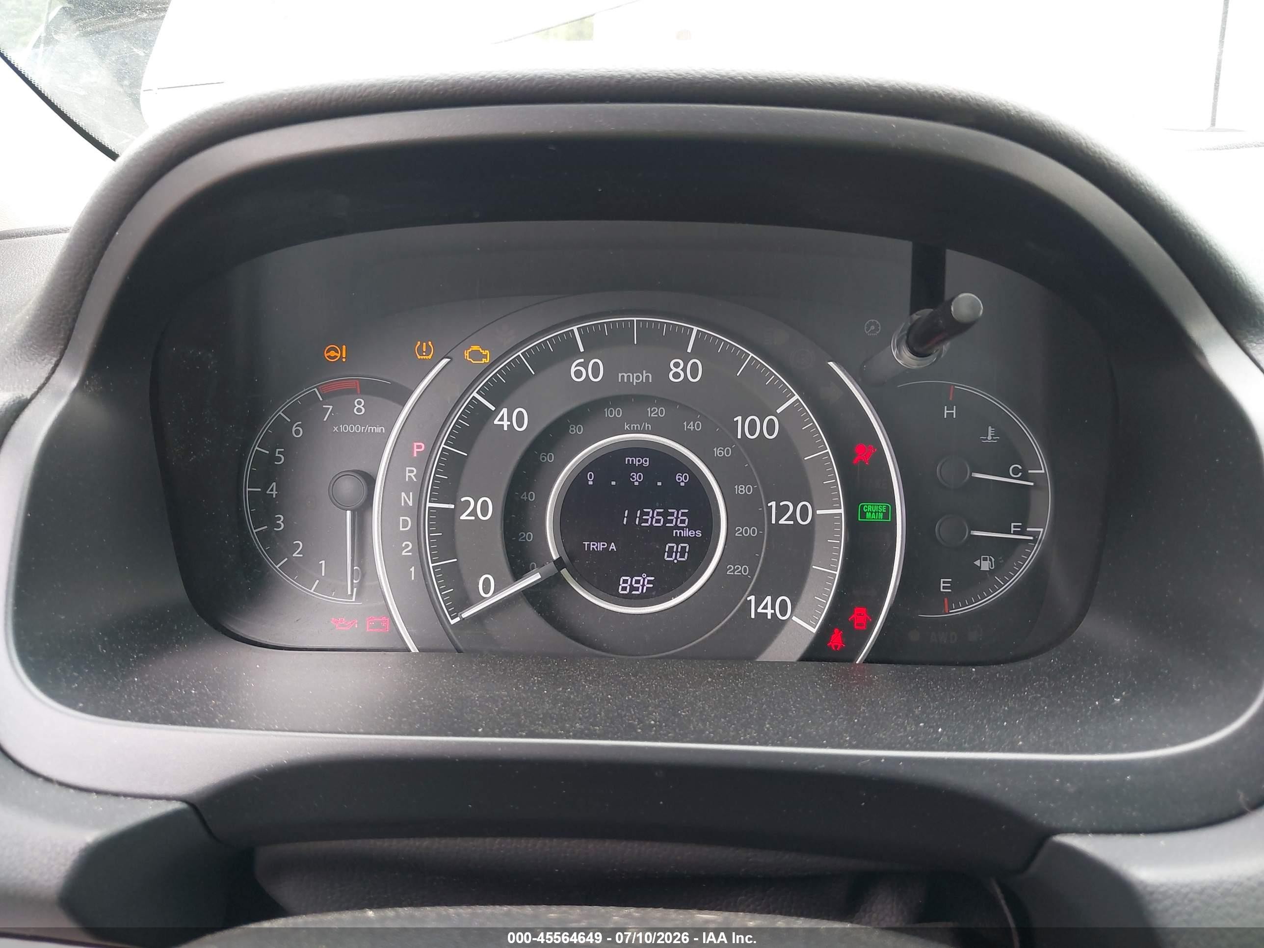 2012 Honda Cr-v Ex-l Black vin: JHLRM4H72CC023080