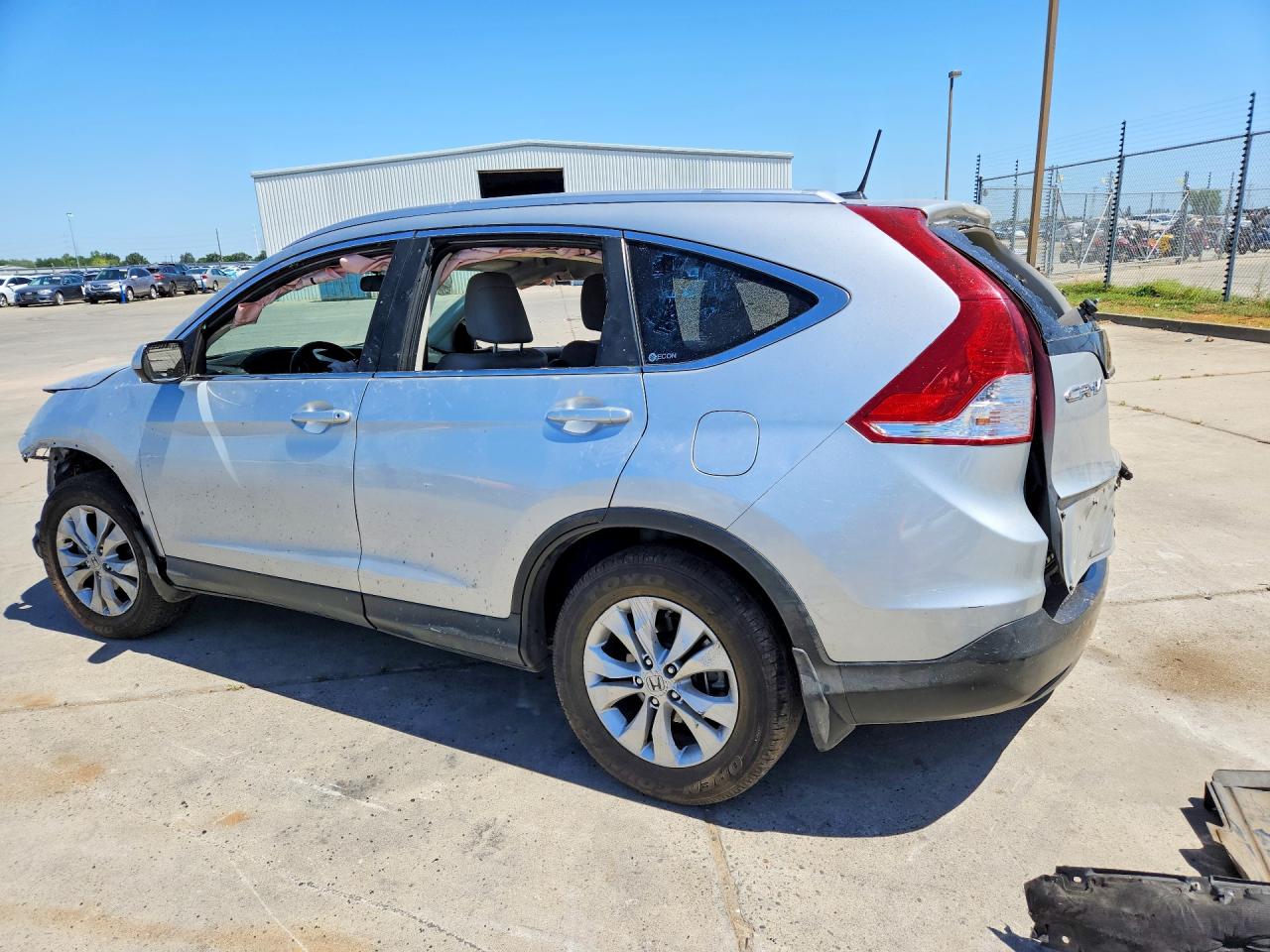 2012 Honda Cr-v Exl Silver vin: JHLRM4H72CC025962