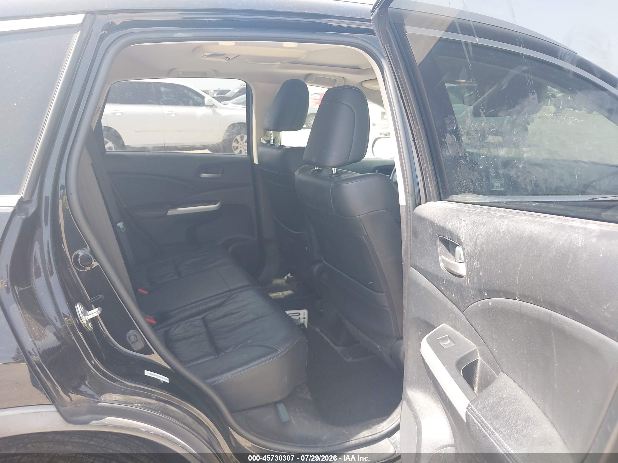2012 Honda Cr-v Ex-l Черный vin: JHLRM4H73CC001766