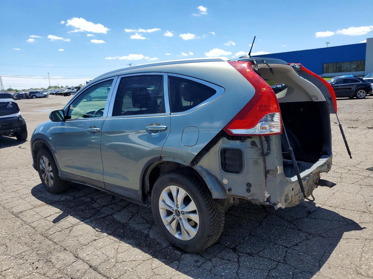 2012 Honda Cr-v Exl Бирюзовый vin: JHLRM4H73CC005655