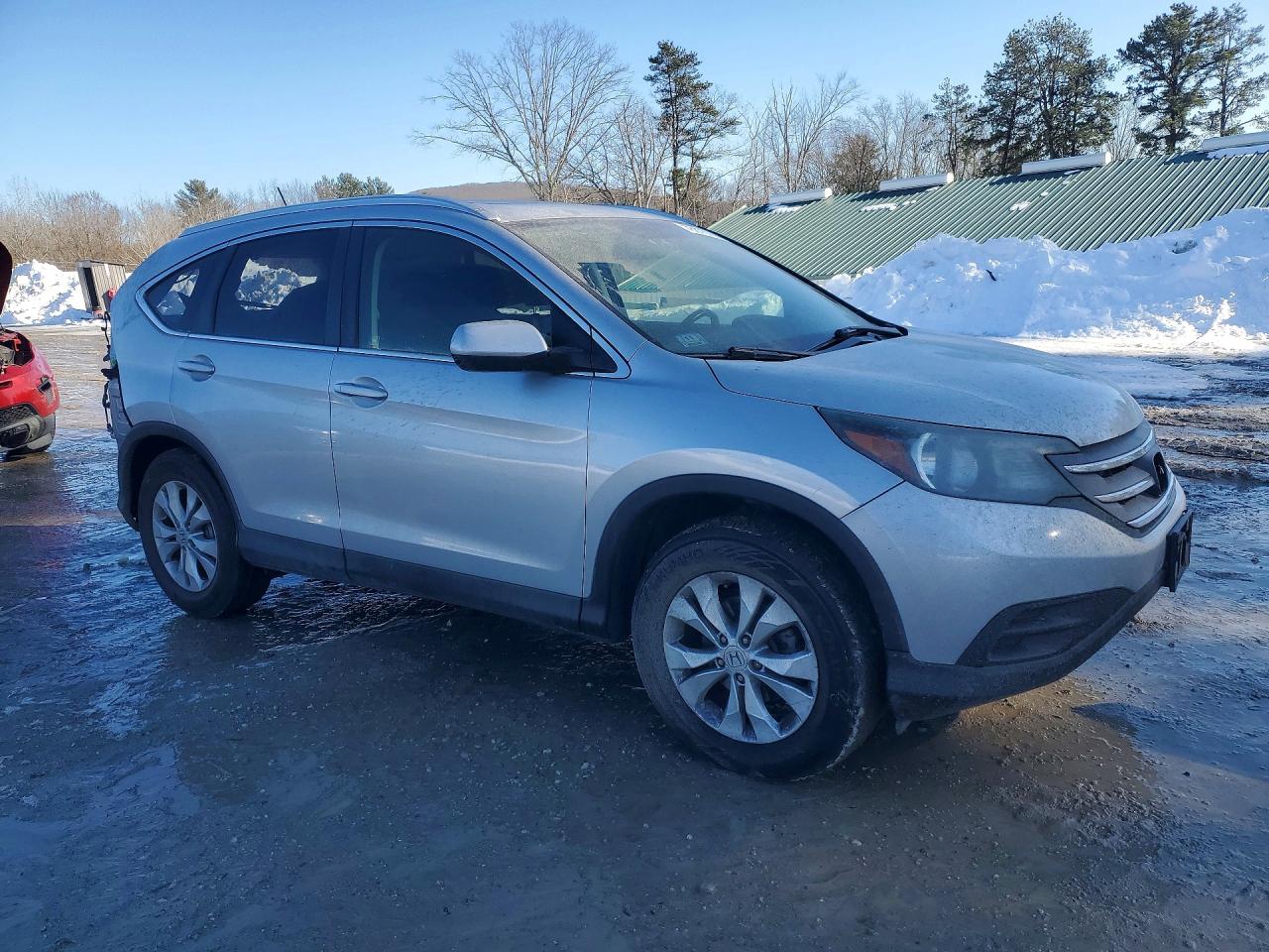 2012 Honda Crv Exl Silver vin: JHLRM4H73CC013044