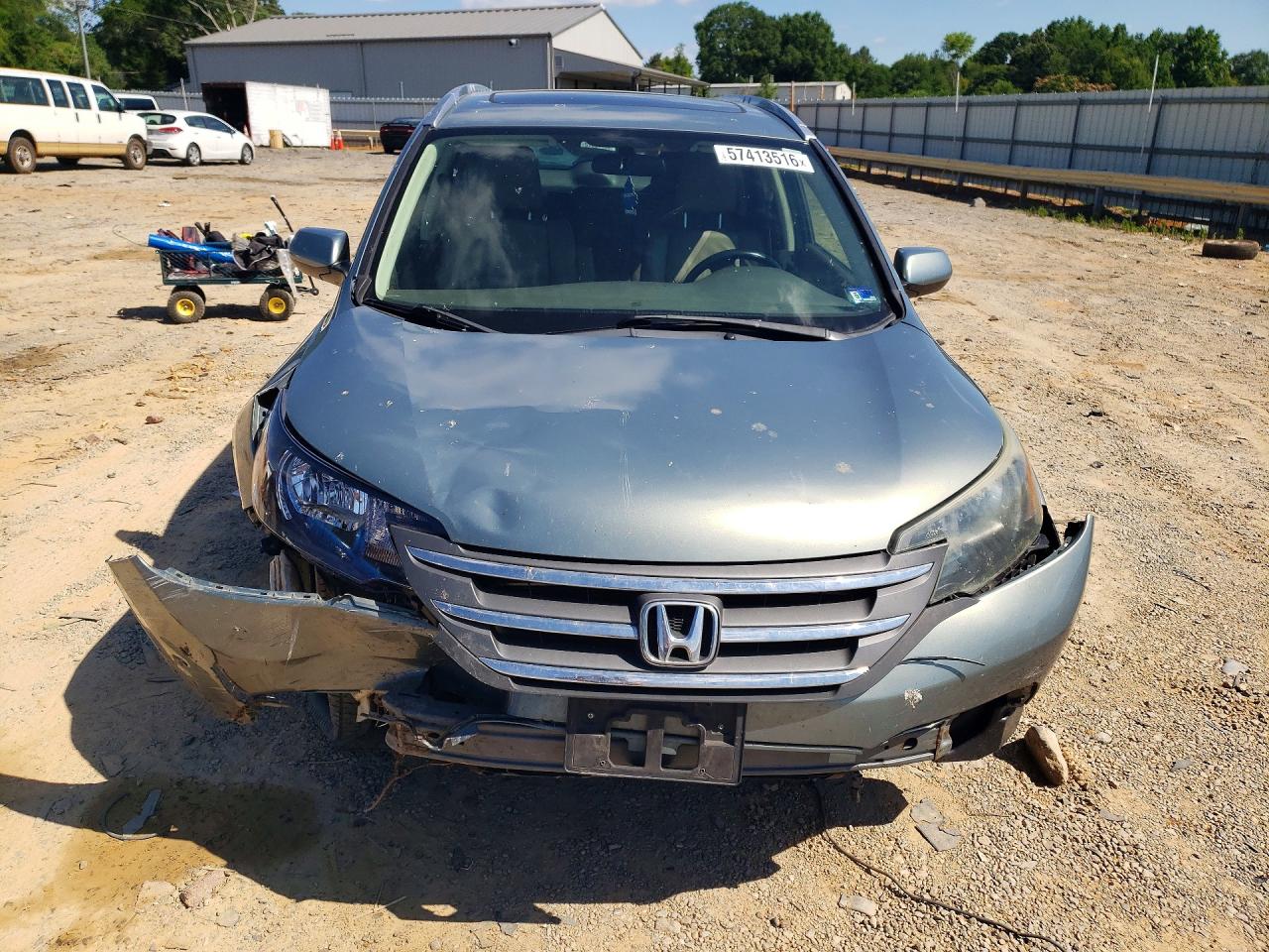2012 Honda Cr-v Exl Gray vin: JHLRM4H73CC020382