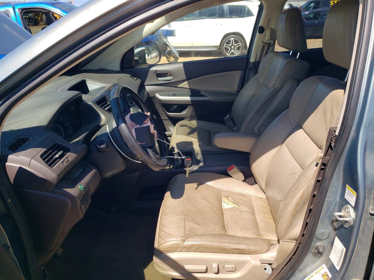 2012 Honda Cr-v Exl Gray vin: JHLRM4H73CC020382