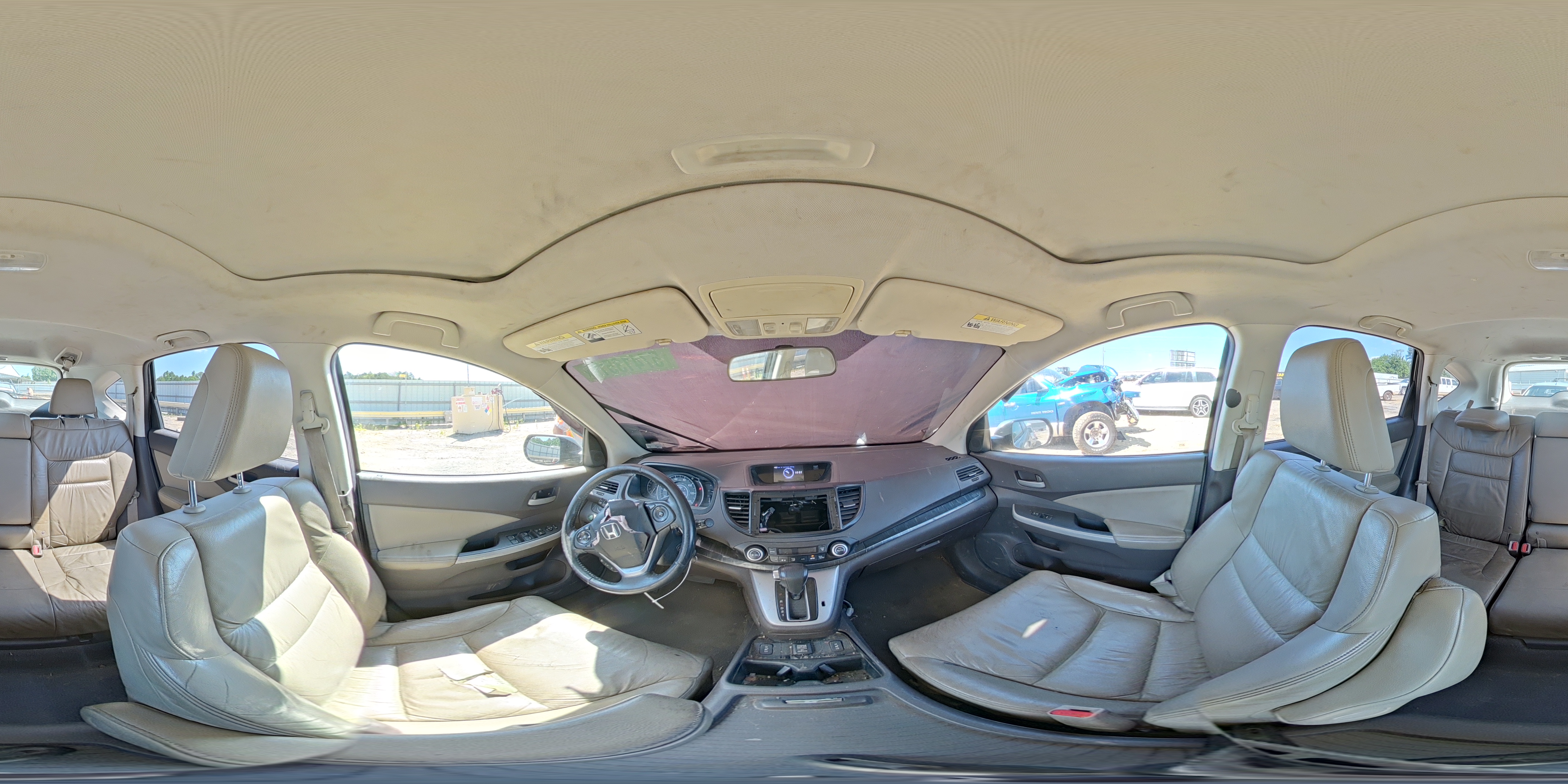 2012 Honda Cr-v Exl Gray vin: JHLRM4H73CC020382