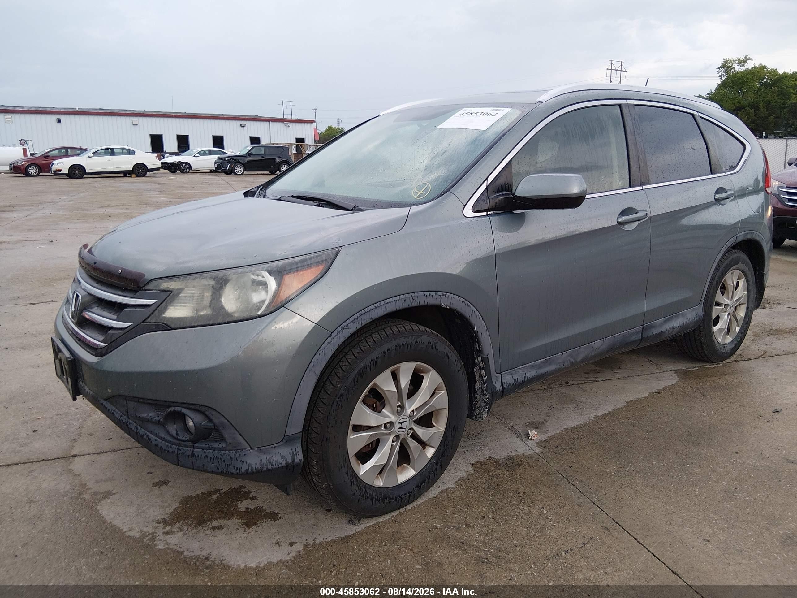 2012 Honda Cr-v Exl Gray vin: JHLRM4H73CC027249