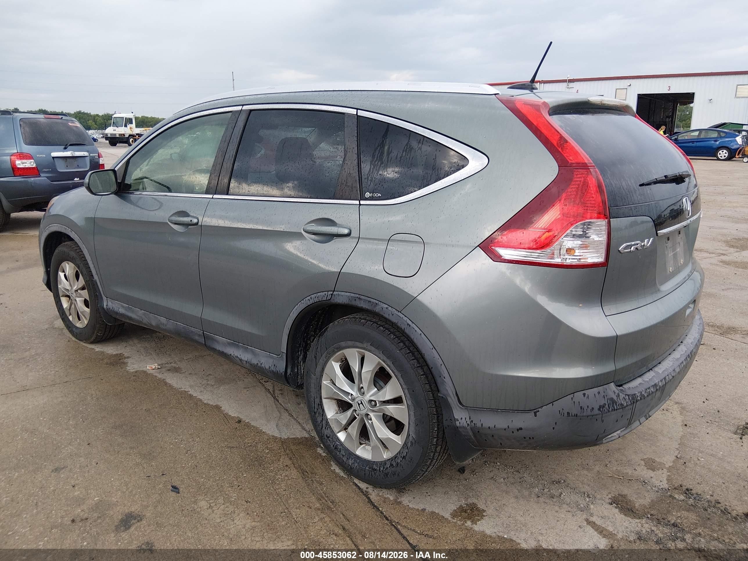 2012 Honda Cr-v Exl Gray vin: JHLRM4H73CC027249