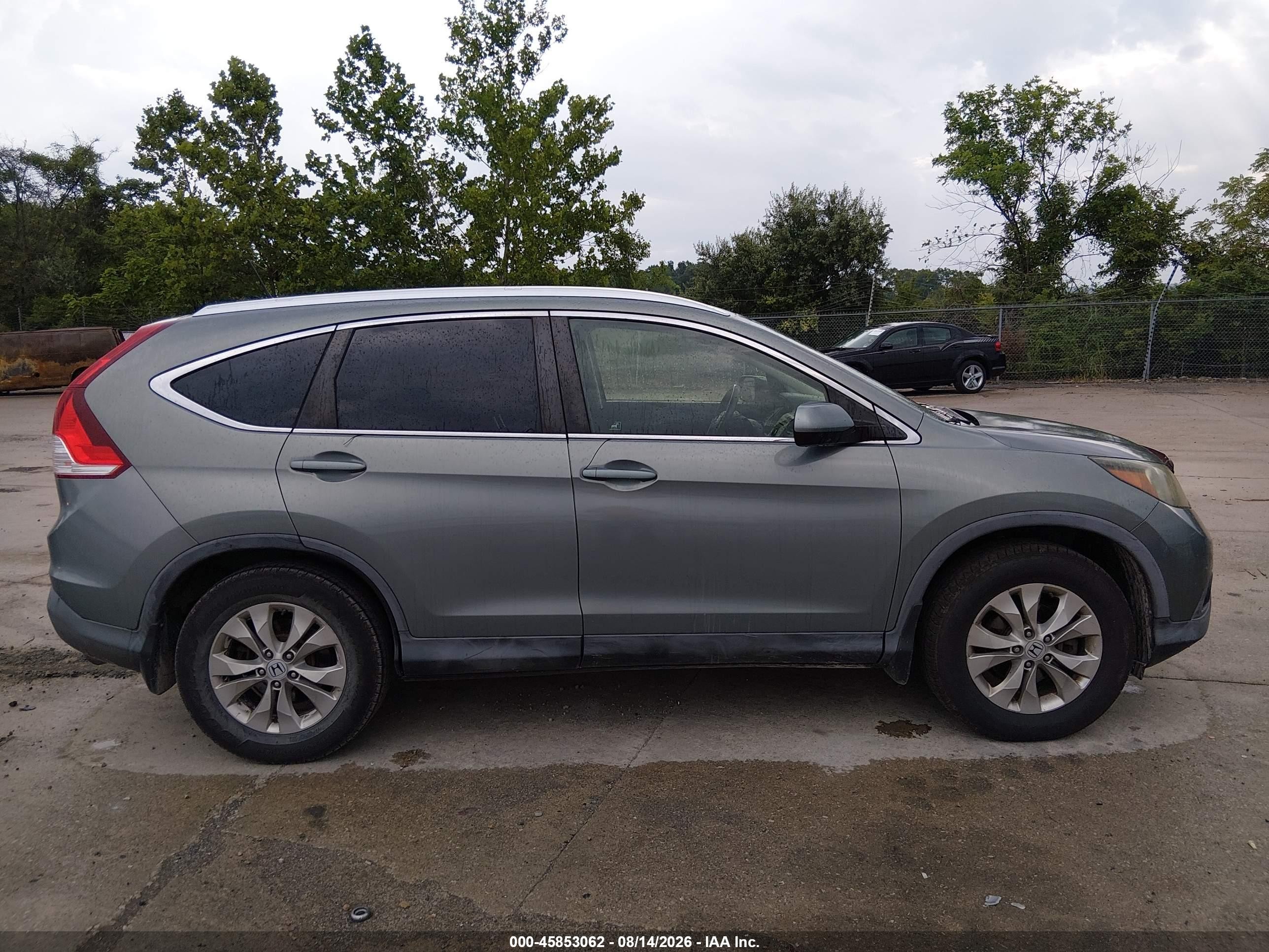 2012 Honda Cr-v Exl Gray vin: JHLRM4H73CC027249