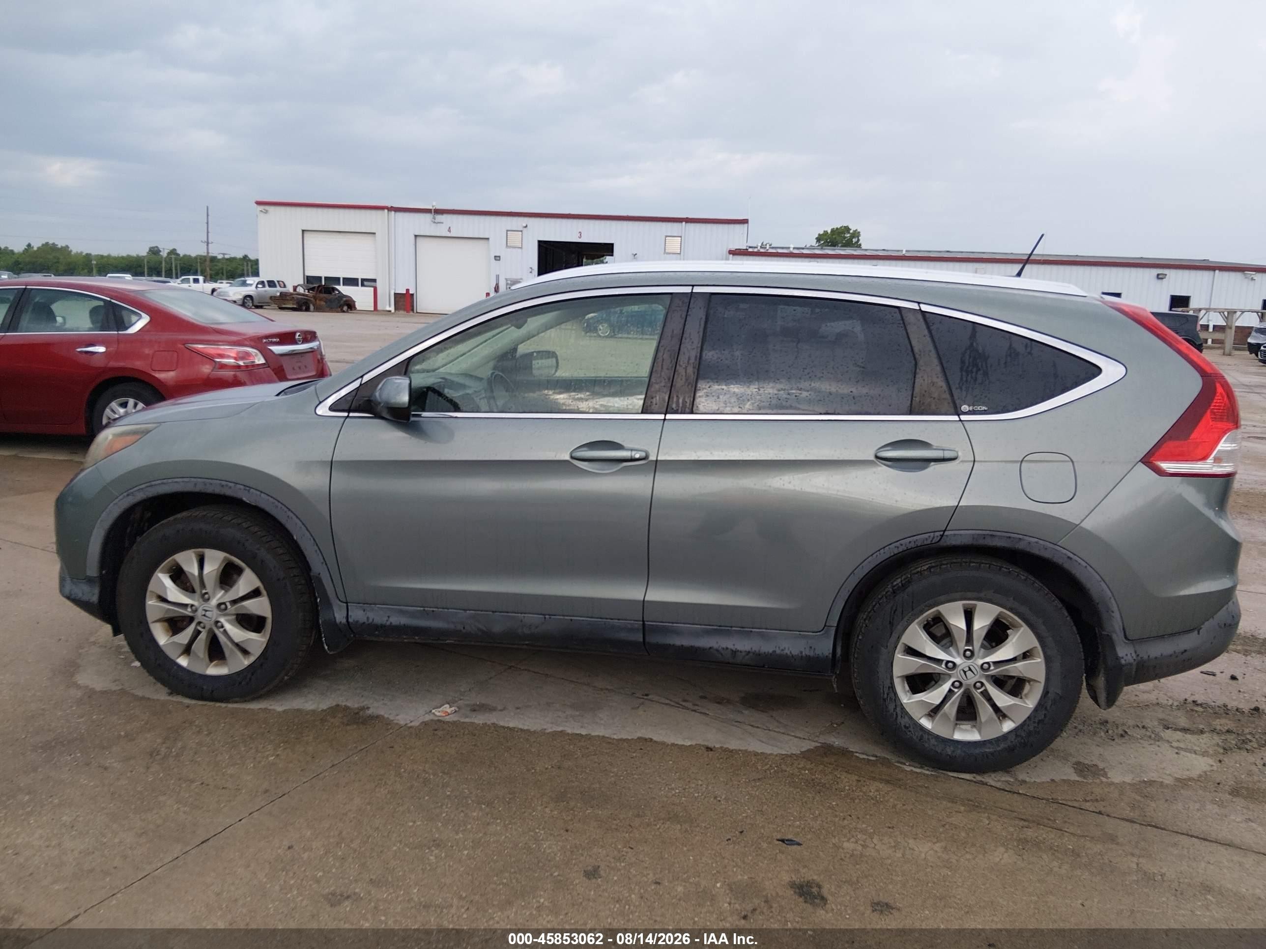 2012 Honda Cr-v Exl Gray vin: JHLRM4H73CC027249