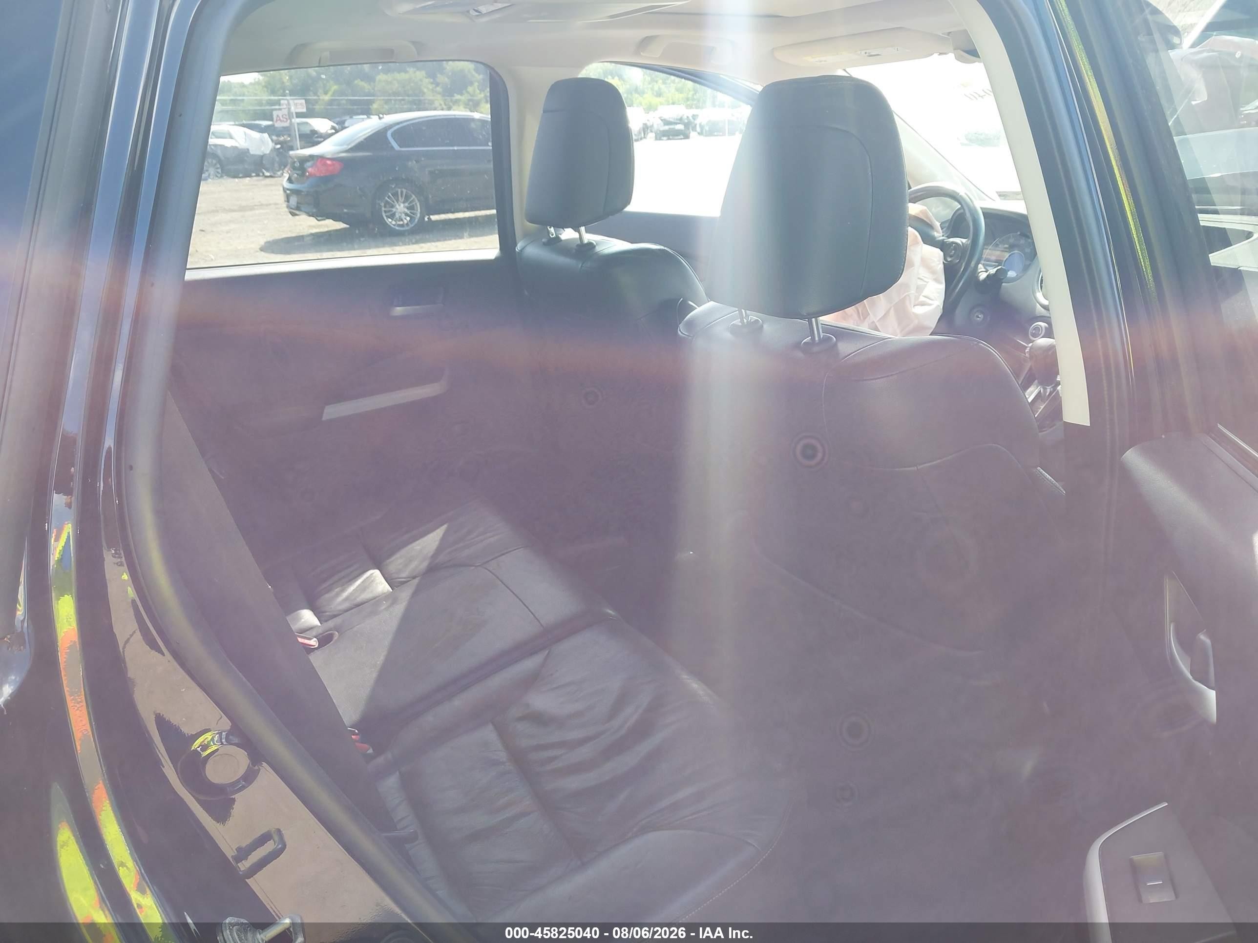 2012 Honda Cr-v Ex-l Черный vin: JHLRM4H74CC004630
