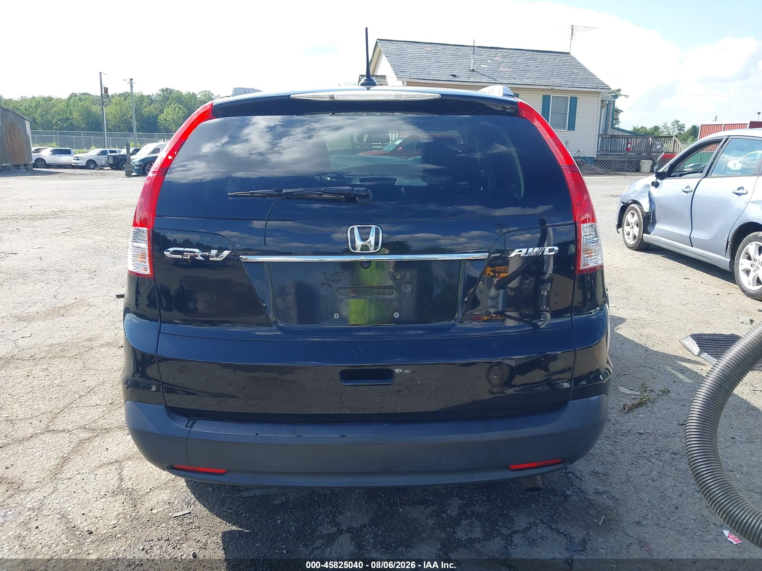 2012 Honda Cr-v Ex-l Черный vin: JHLRM4H74CC004630