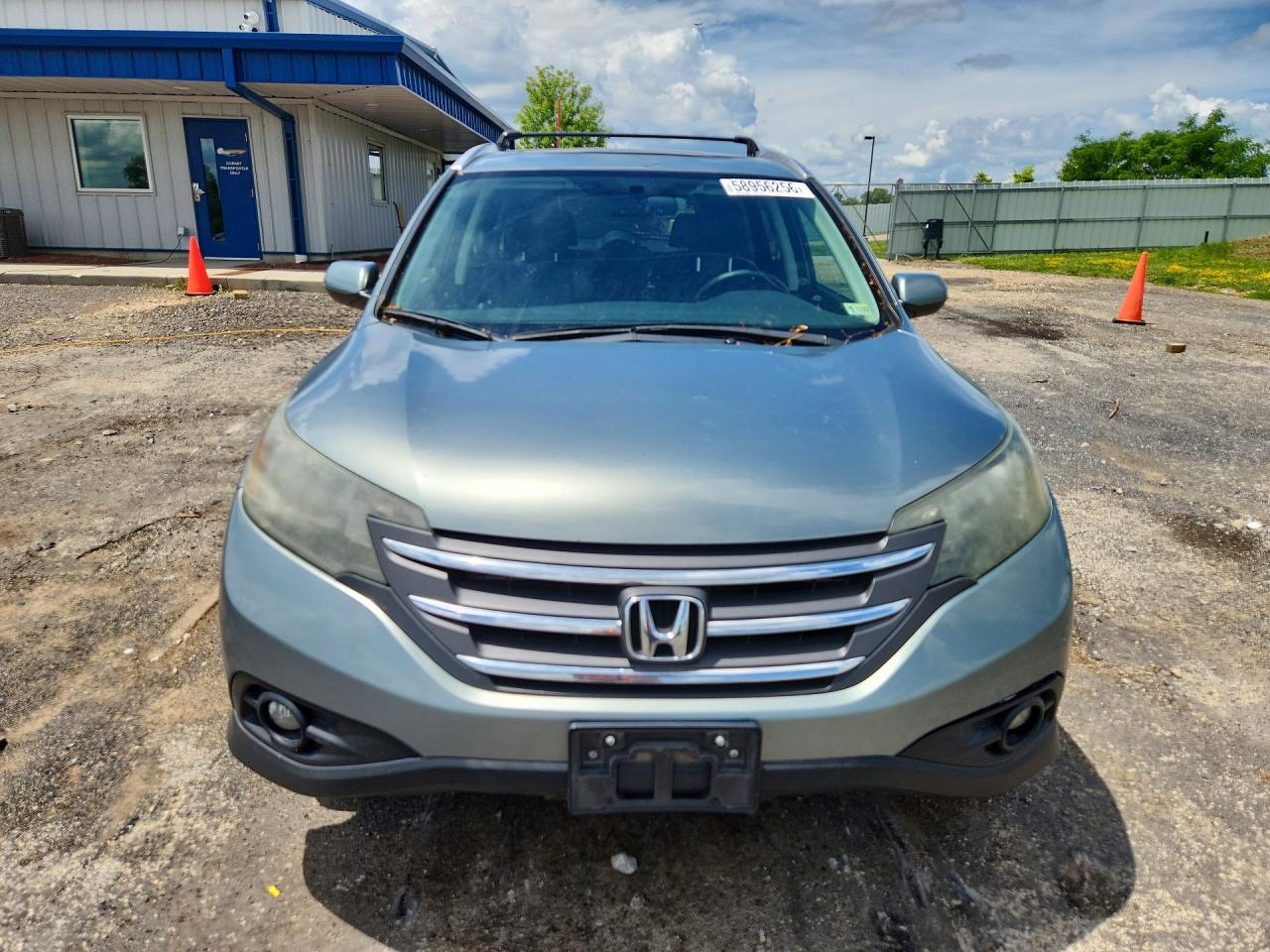 2012 Honda Cr-v Exl Teal vin: JHLRM4H74CC005664