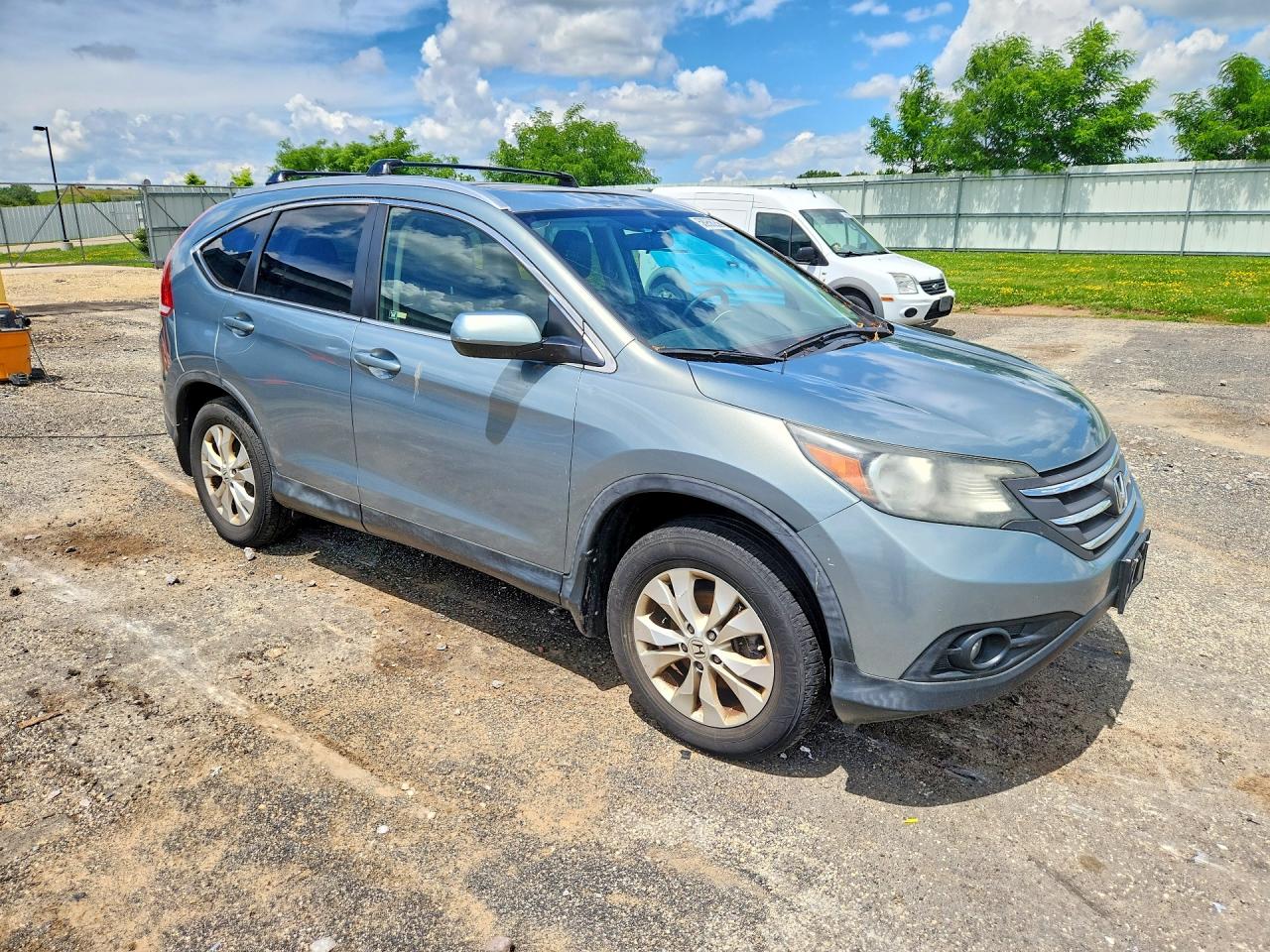 2012 Honda Cr-v Exl Teal vin: JHLRM4H74CC005664