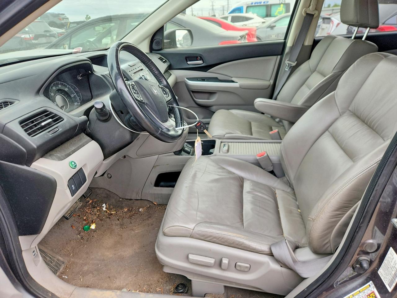 2012 Honda Cr-v Exl Gray vin: JHLRM4H74CC006359