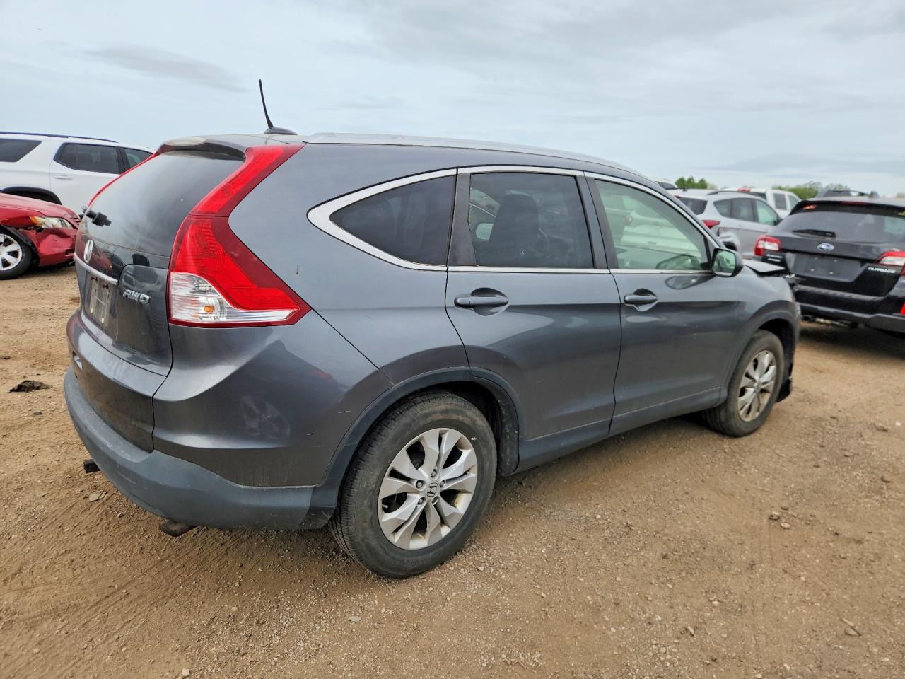 2012 Honda Cr-v Exl Gray vin: JHLRM4H74CC006359