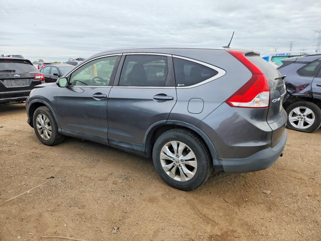2012 Honda Cr-v Exl Gray vin: JHLRM4H74CC006359