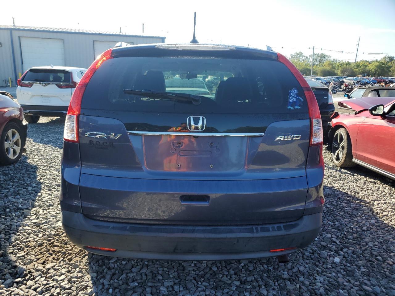 2012 Hond Crv Exl Blue vin: JHLRM4H74CC006975