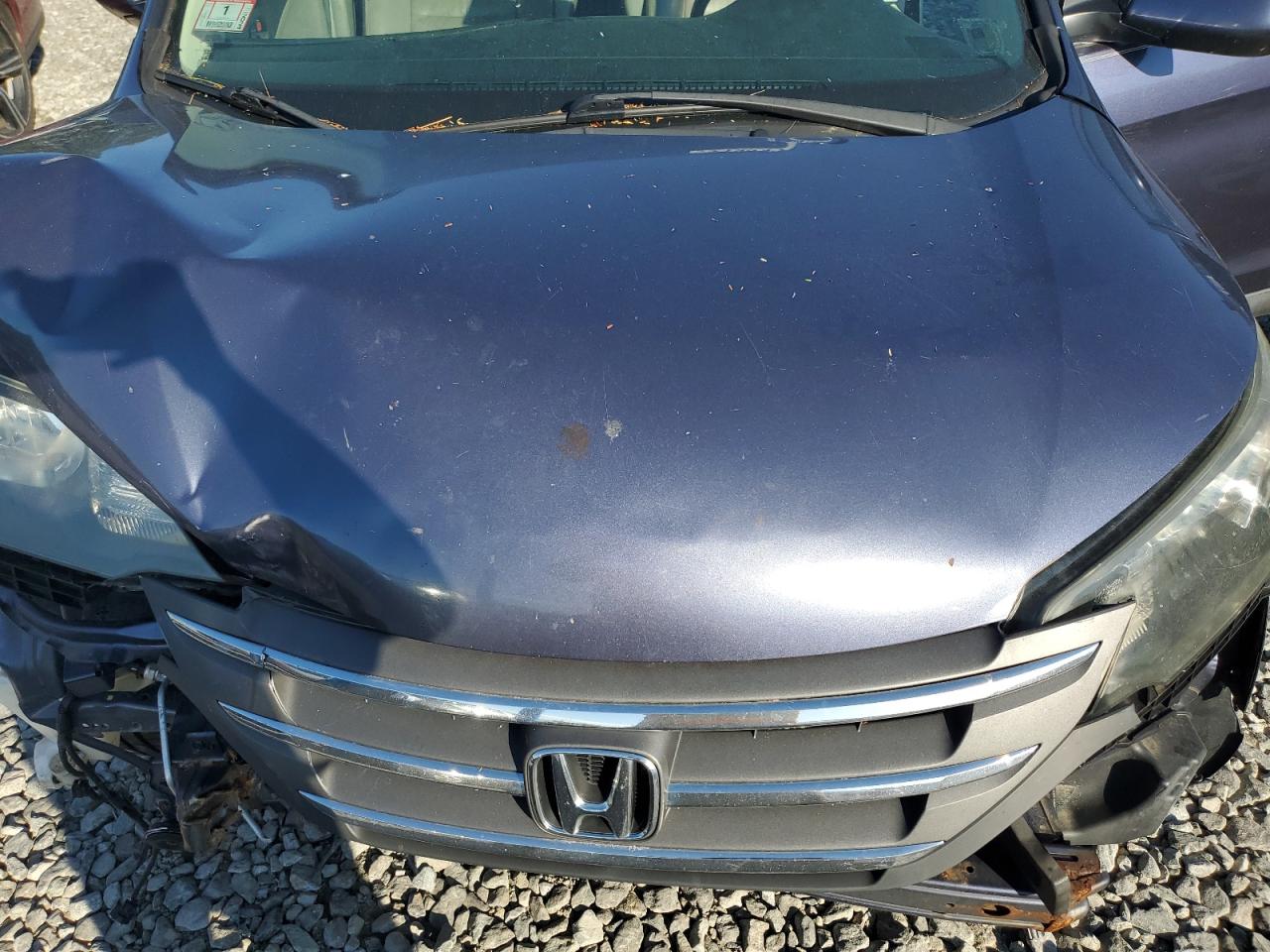 2012 Hond Crv Exl Blue vin: JHLRM4H74CC006975