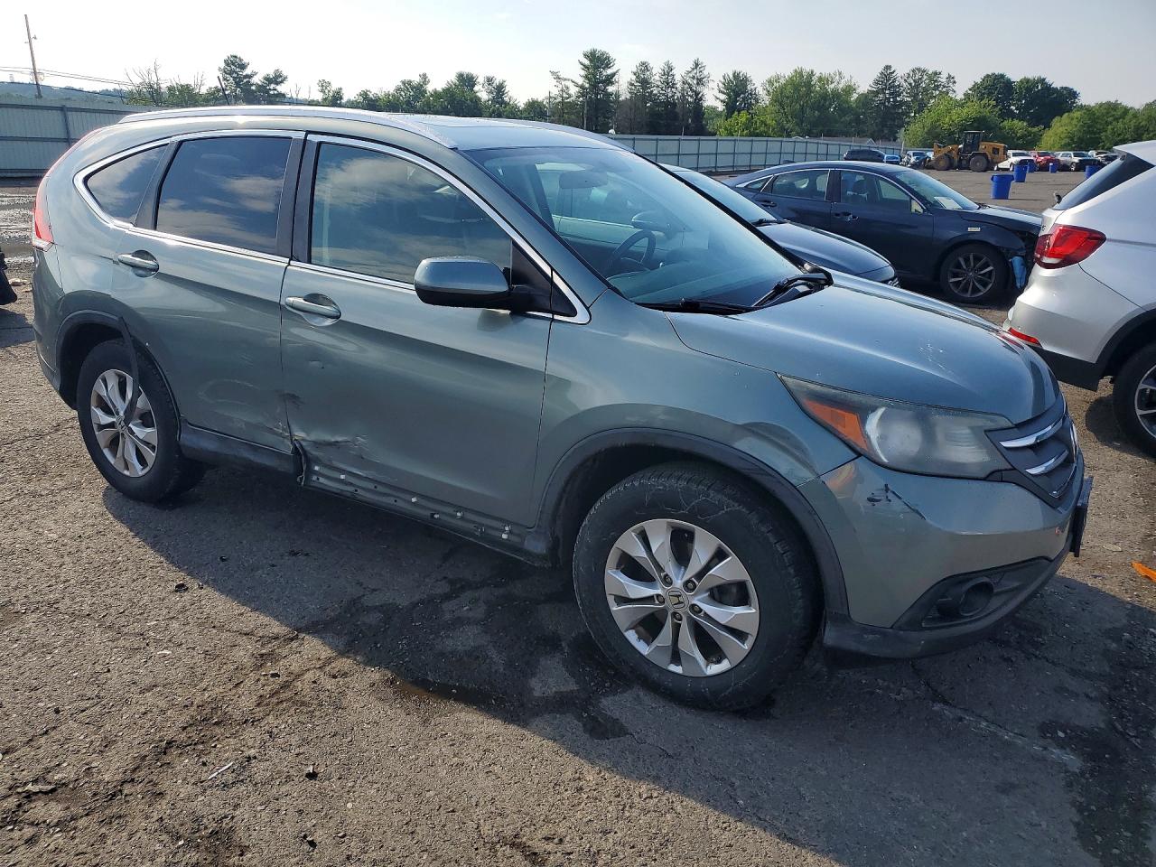 2012 Honda Cr-v Exl Green vin: JHLRM4H74CC007530