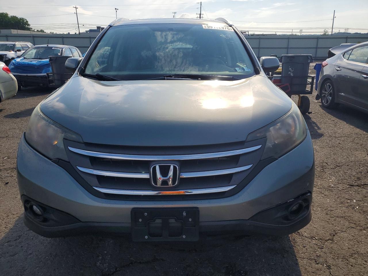 2012 Honda Cr-v Exl Green vin: JHLRM4H74CC007530