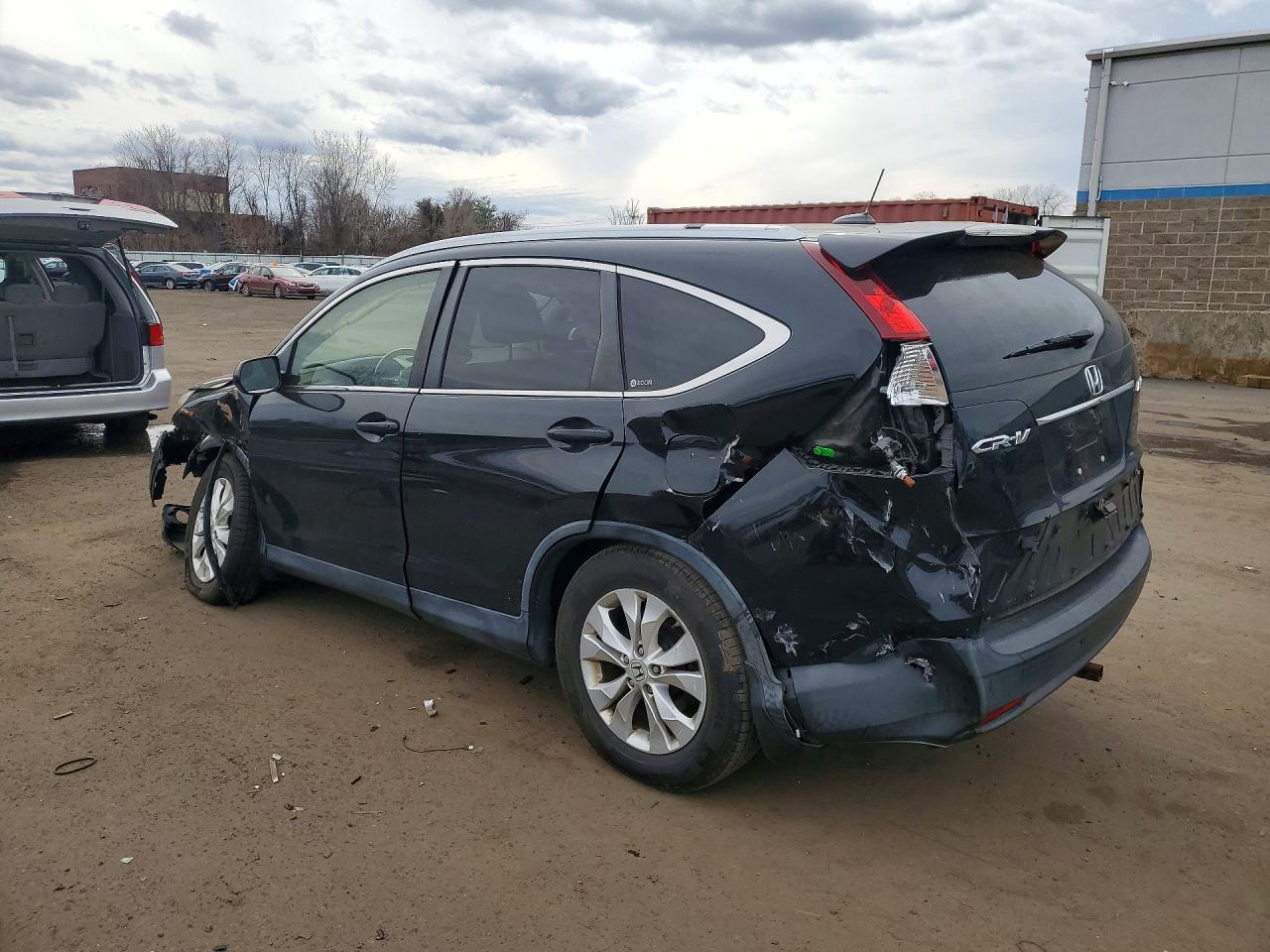 2012 Honda Cr-v Exl Black vin: JHLRM4H74CC010489