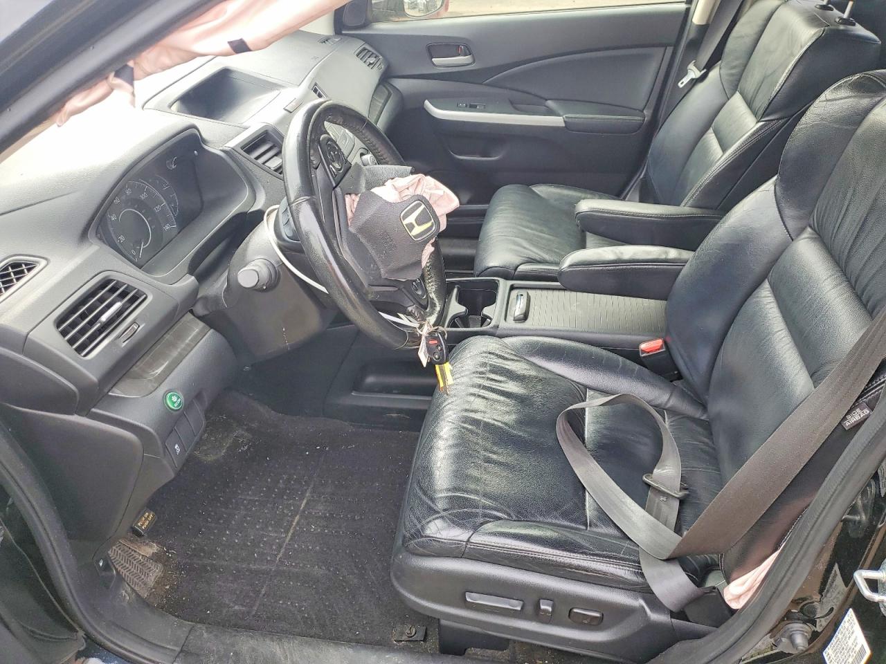 2012 Honda Cr-v Exl Black vin: JHLRM4H74CC010489
