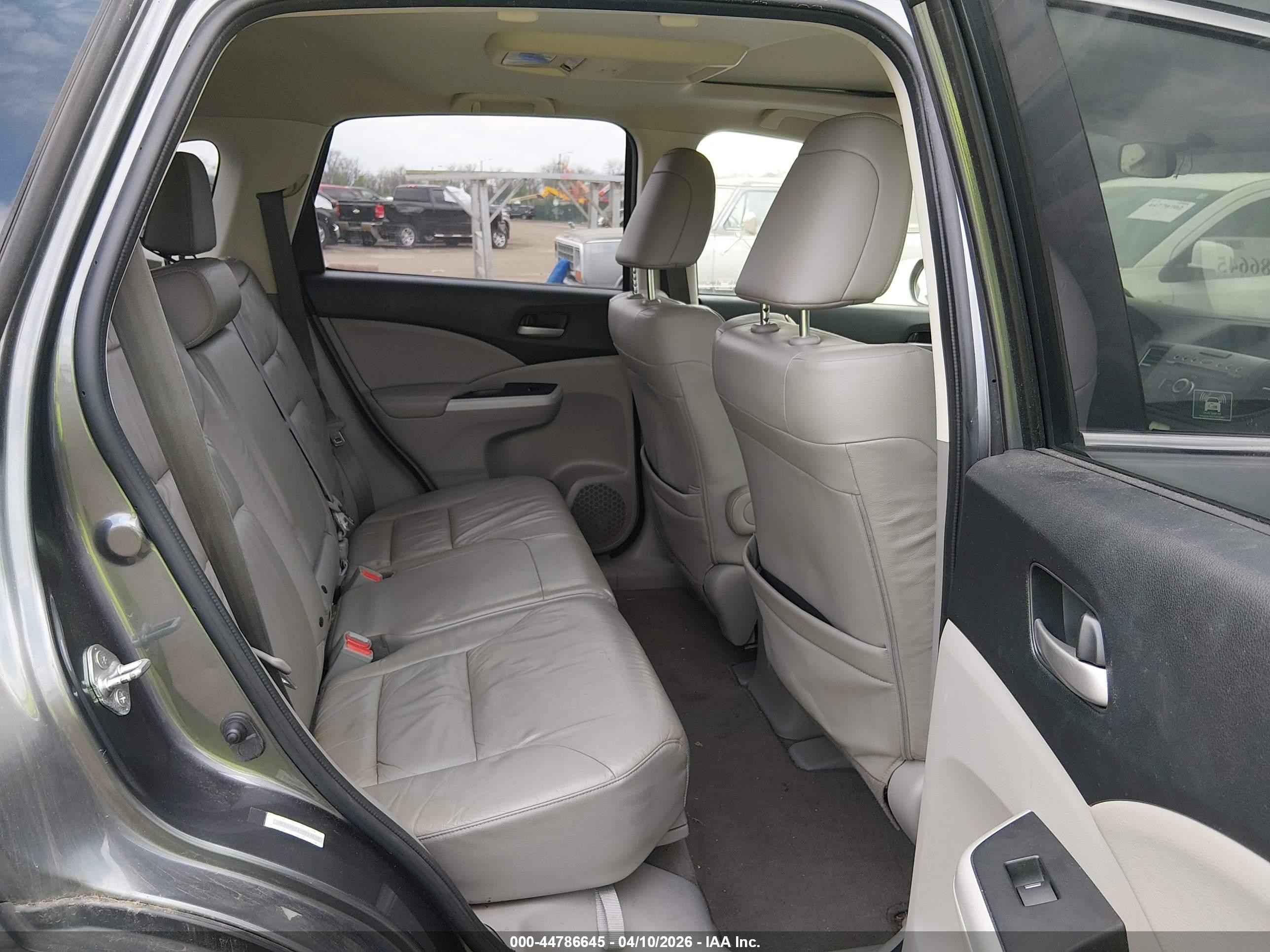 2012 Honda Cr-v Ex-l Gray vin: JHLRM4H74CC014610